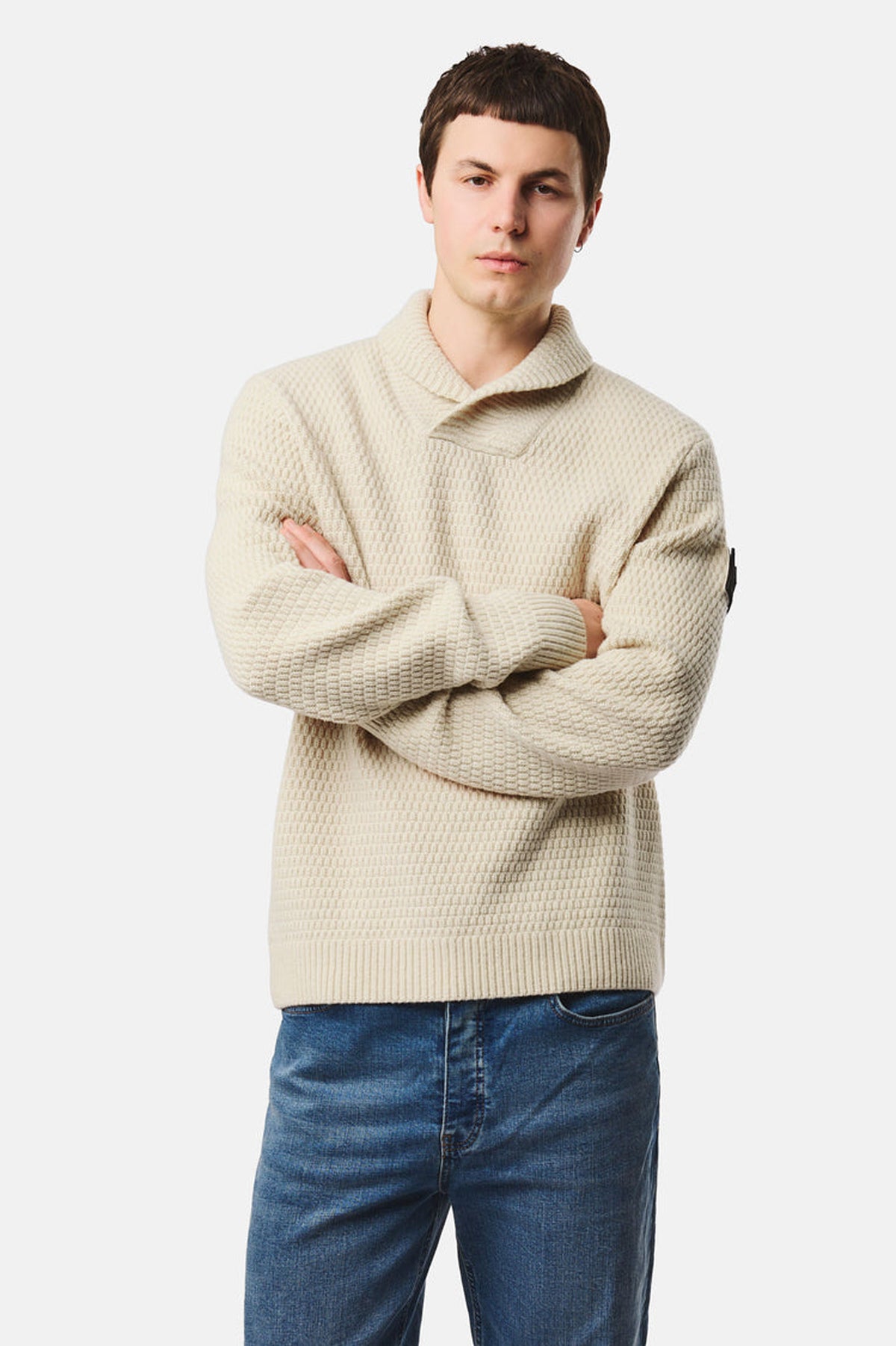 Weekend Offender Aberdare Jumper Calcium