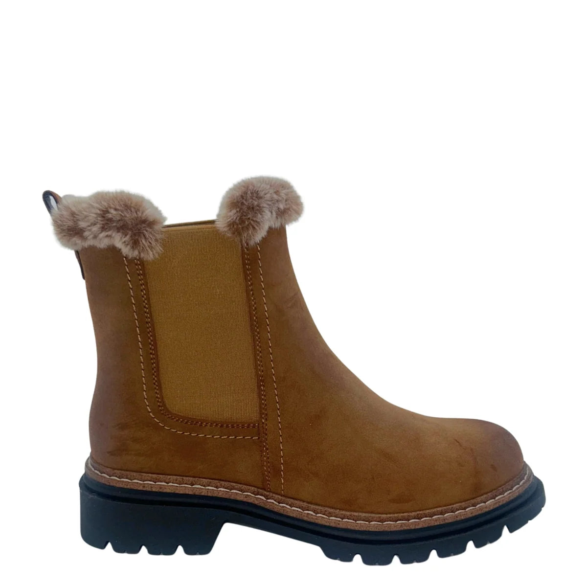 Lynsey Fur Lined Tan Boots