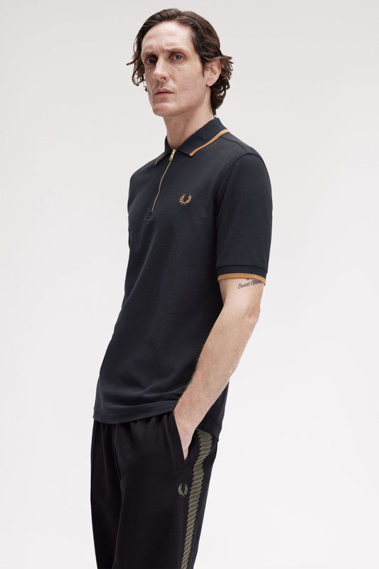 Fred Perry Crepe Pique Polo Shirt