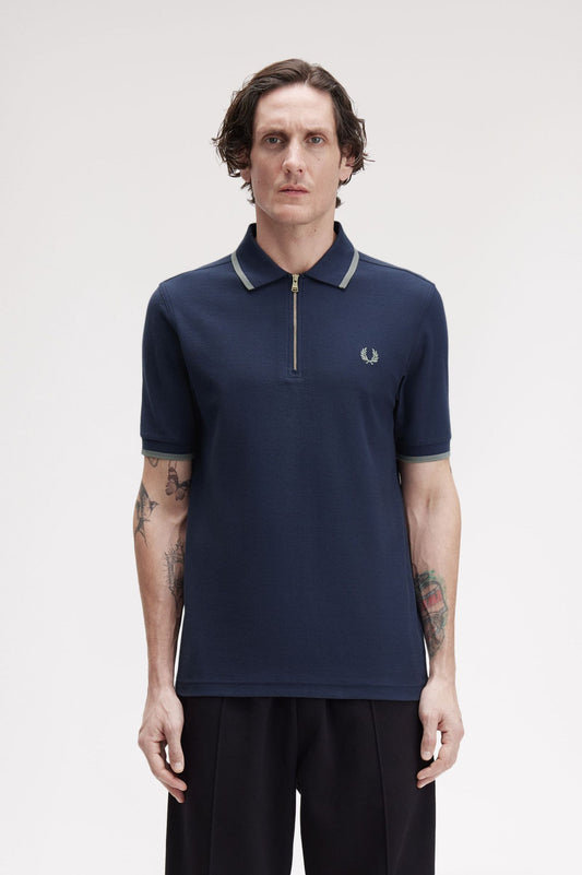 Crepe Pique Polo Shirt M1672 (Dark Airforce)