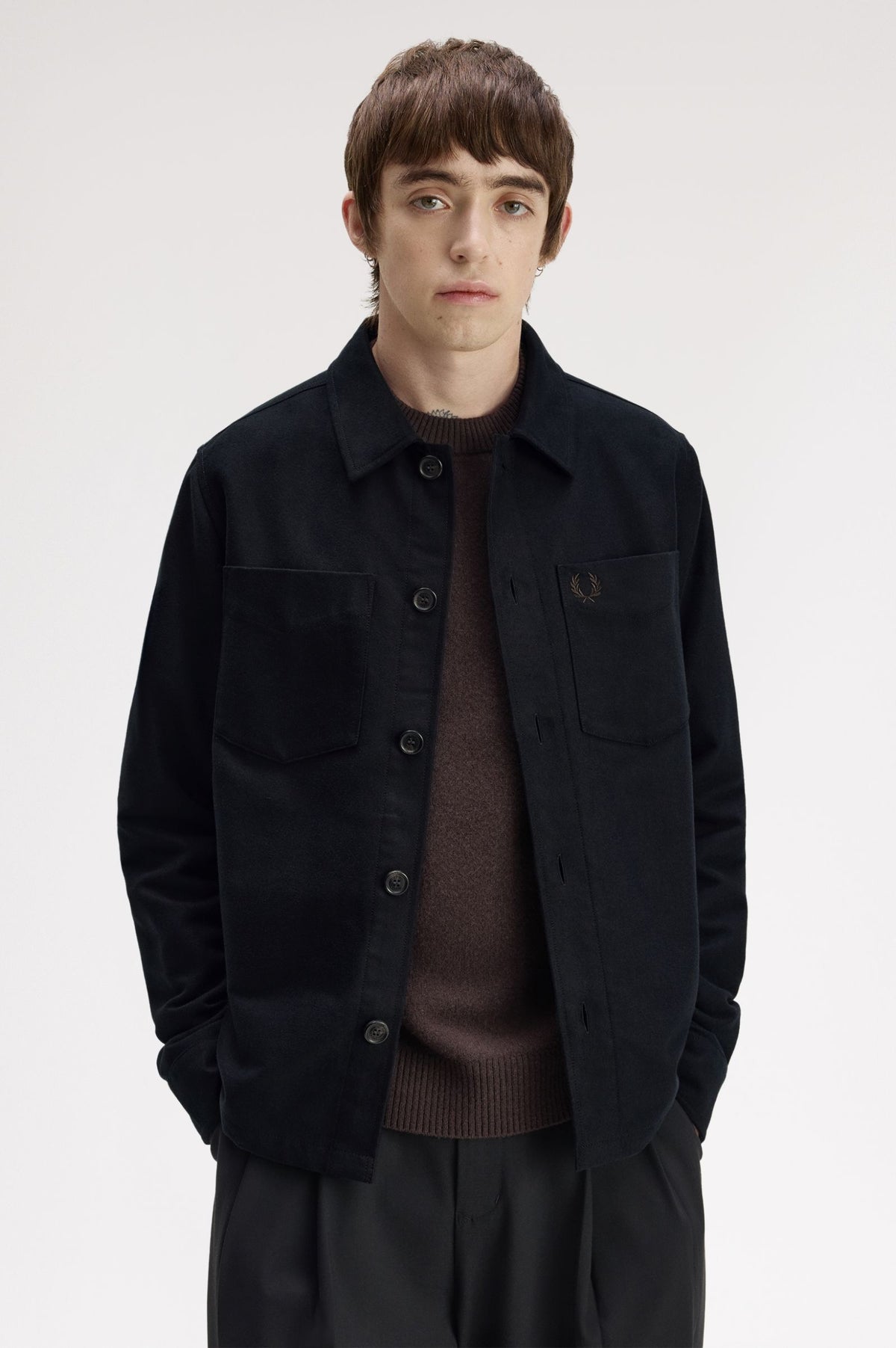 Fred Perry Brushed Twill Overshirt