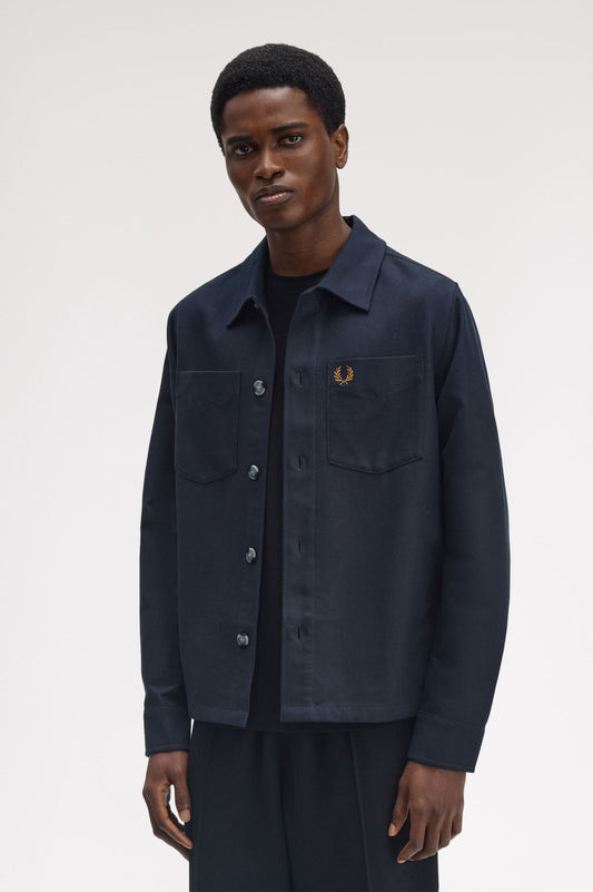 Fred Perry Brushed Twill Overshirt M1723