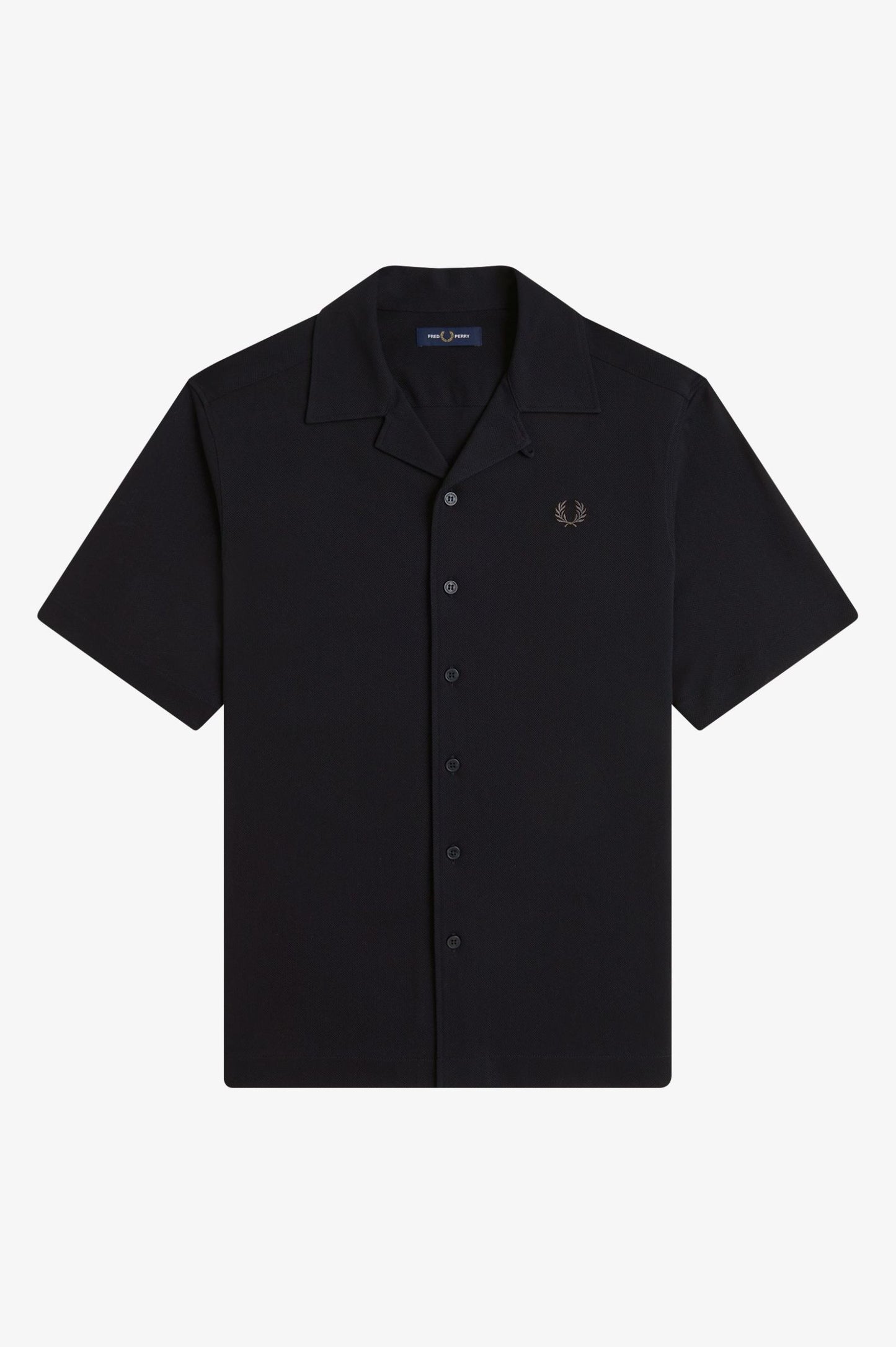 Fred Perry Compress Mesh Revere Collar Shirt M1745