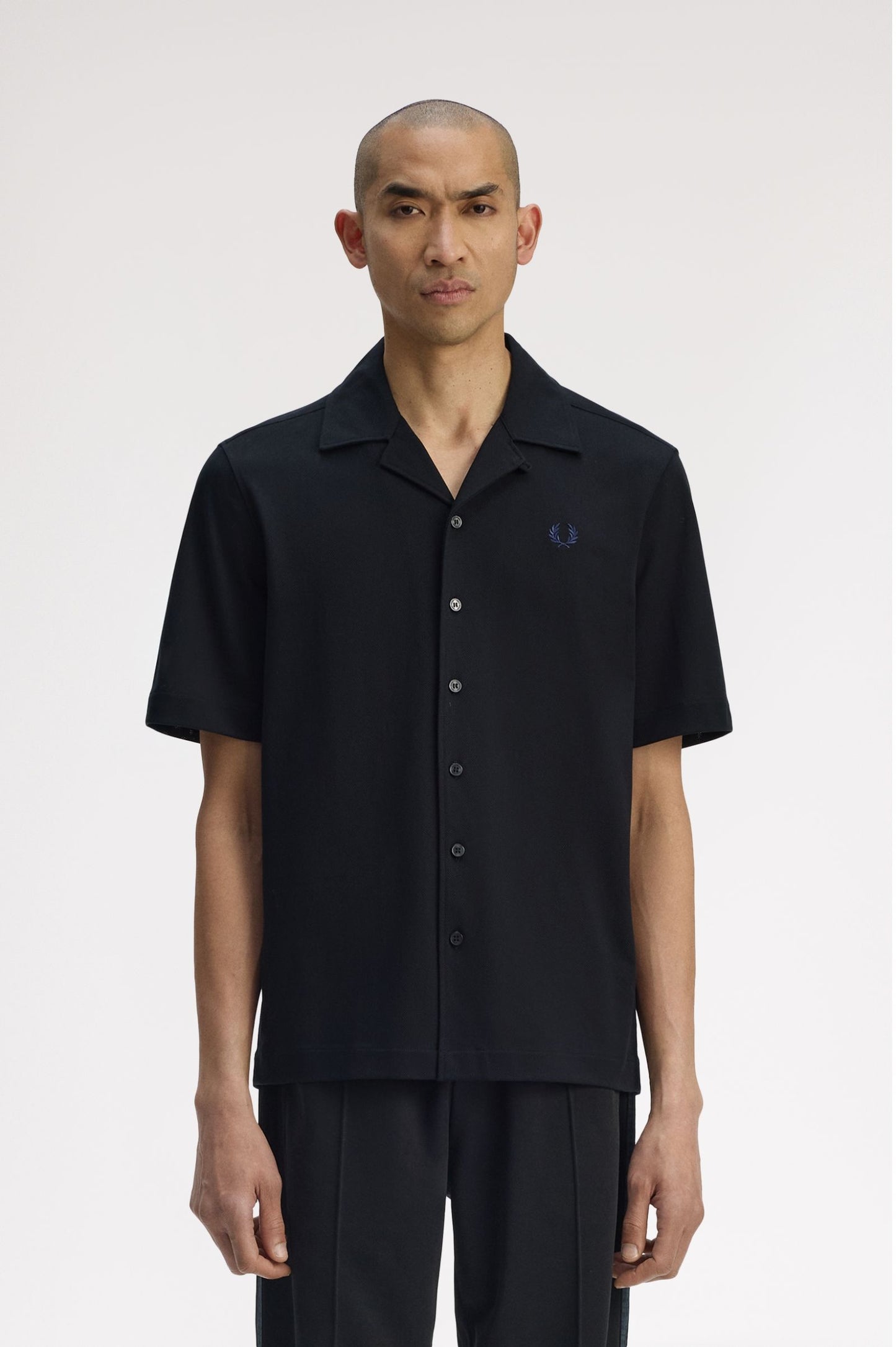Fred Perry Compress Mesh Revere Collar Shirt M1745