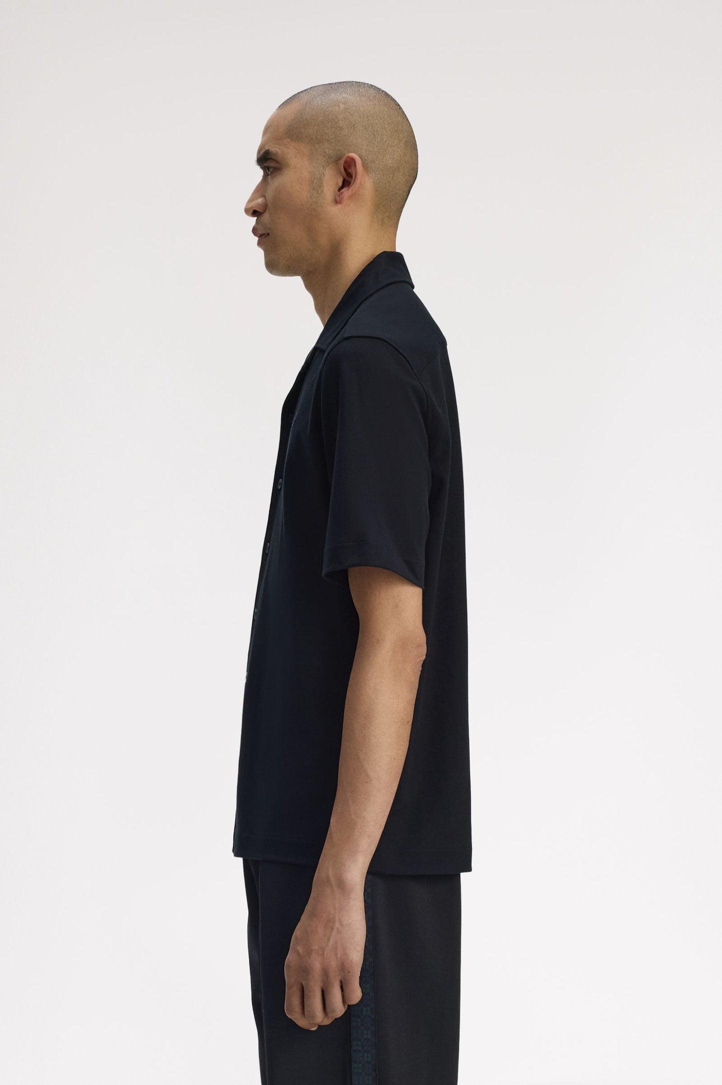 Fred Perry Compress Mesh Revere Collar Shirt
