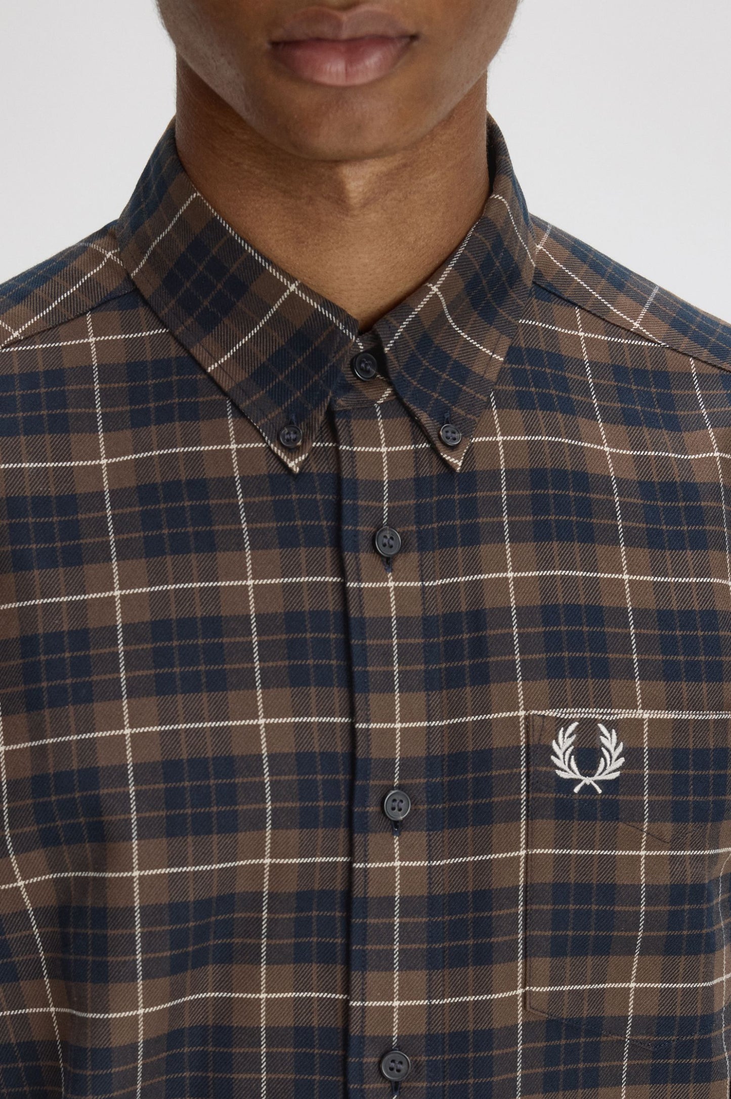 Fred Perry Brushed Twill Tartan Shirt