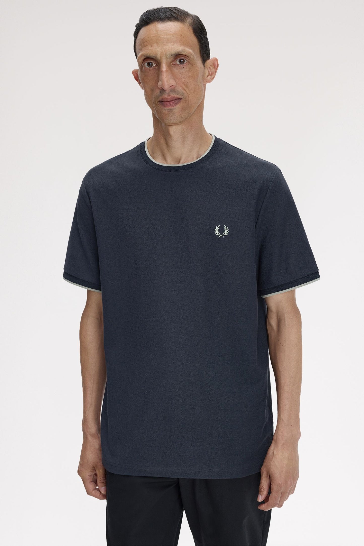 Fred Perry Trim Detail Crepe Piqué T-Shirt