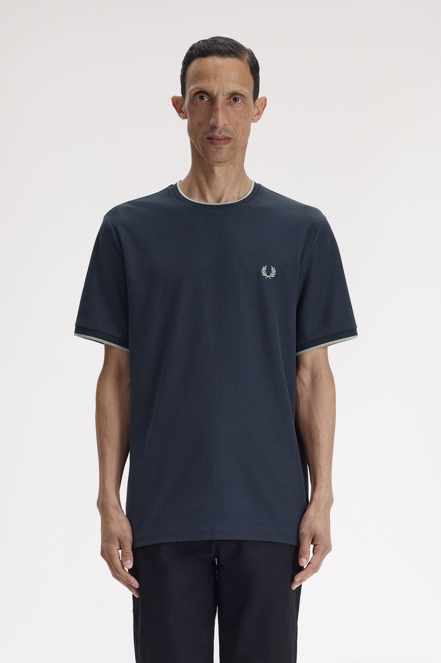 Fred Perry Trim Detail Crepe Piqué T-Shirt