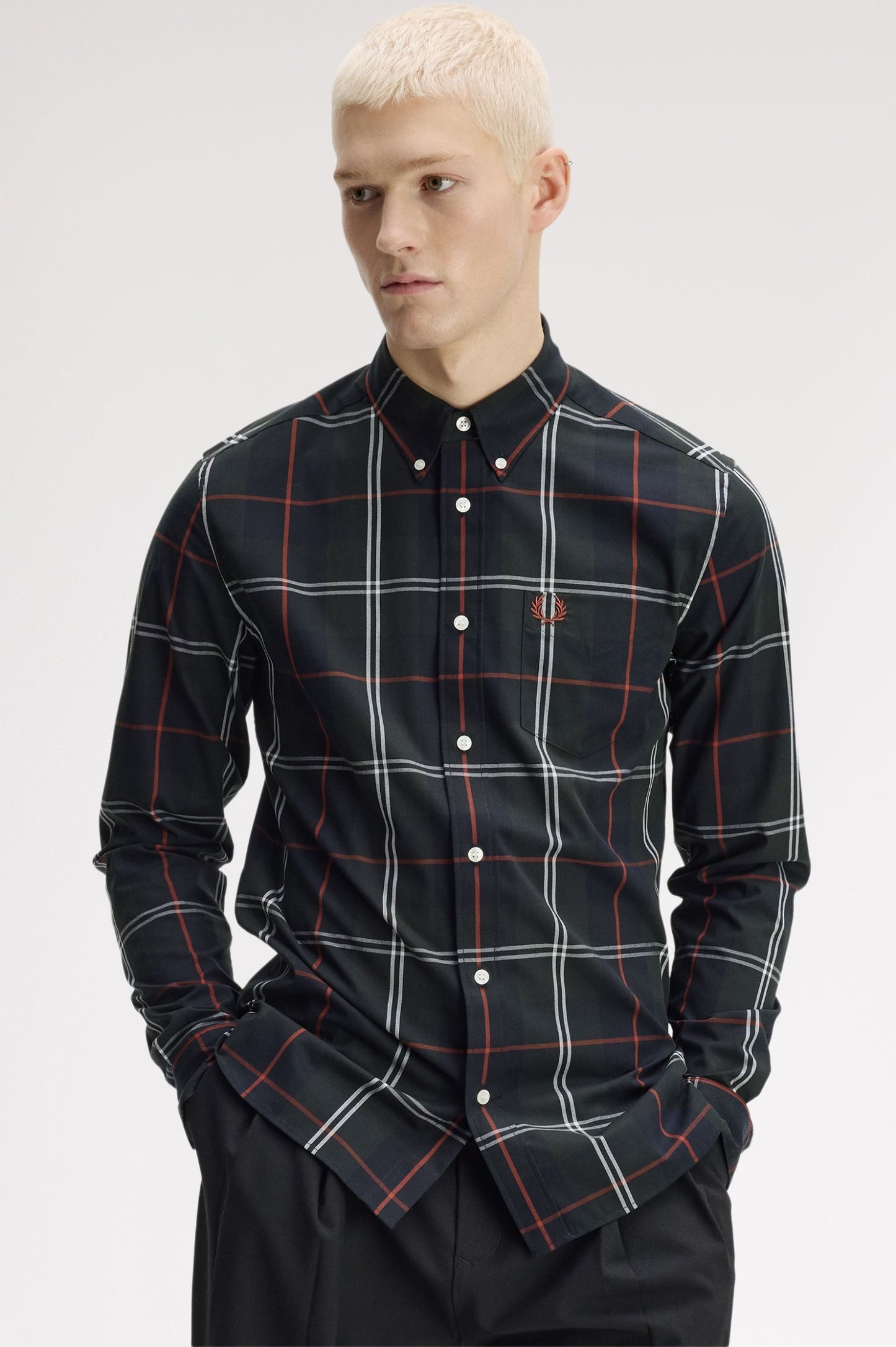Fred Perry Poplin Tartan Shirt