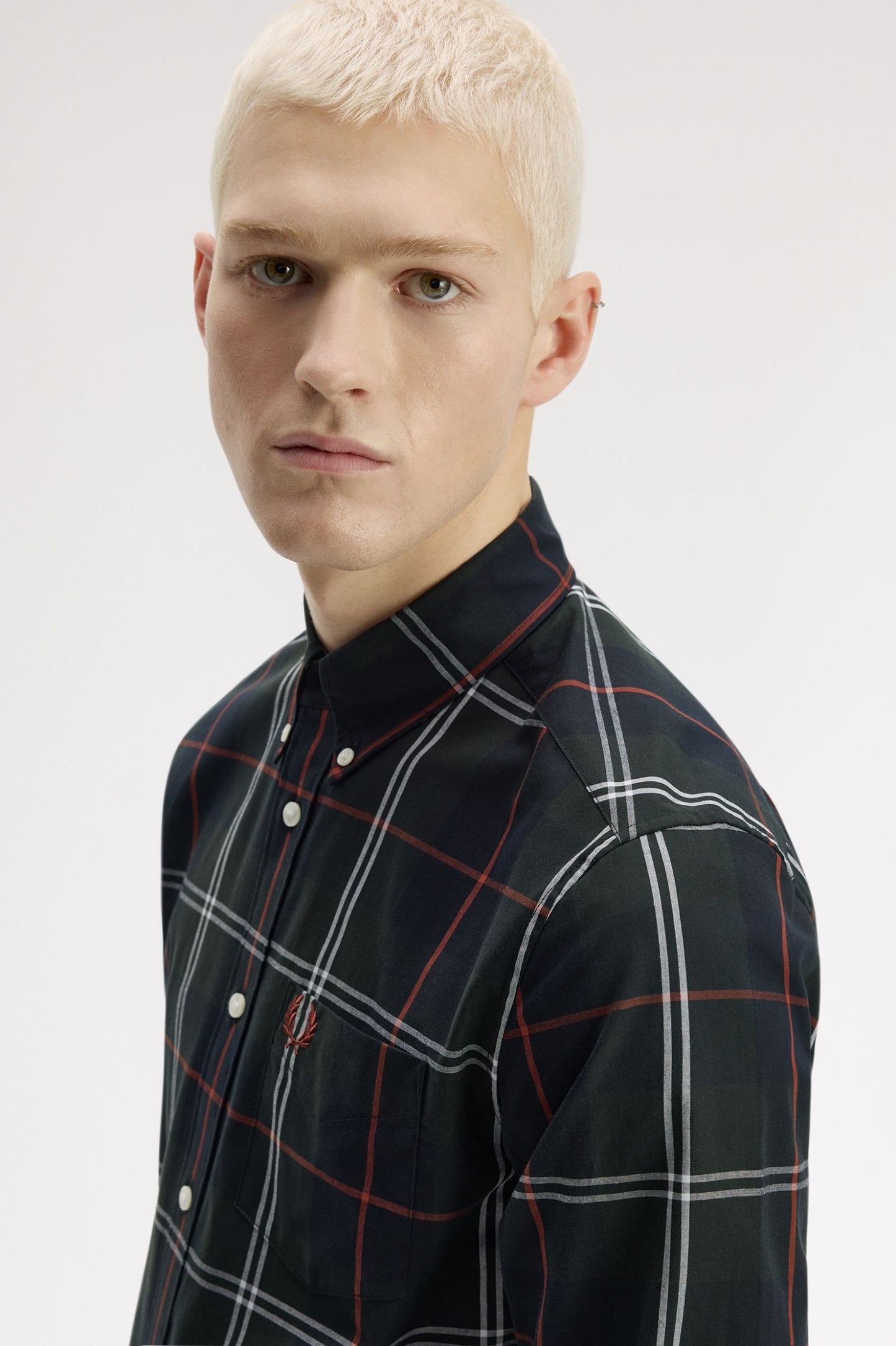 Fred Perry Poplin Tartan Shirt