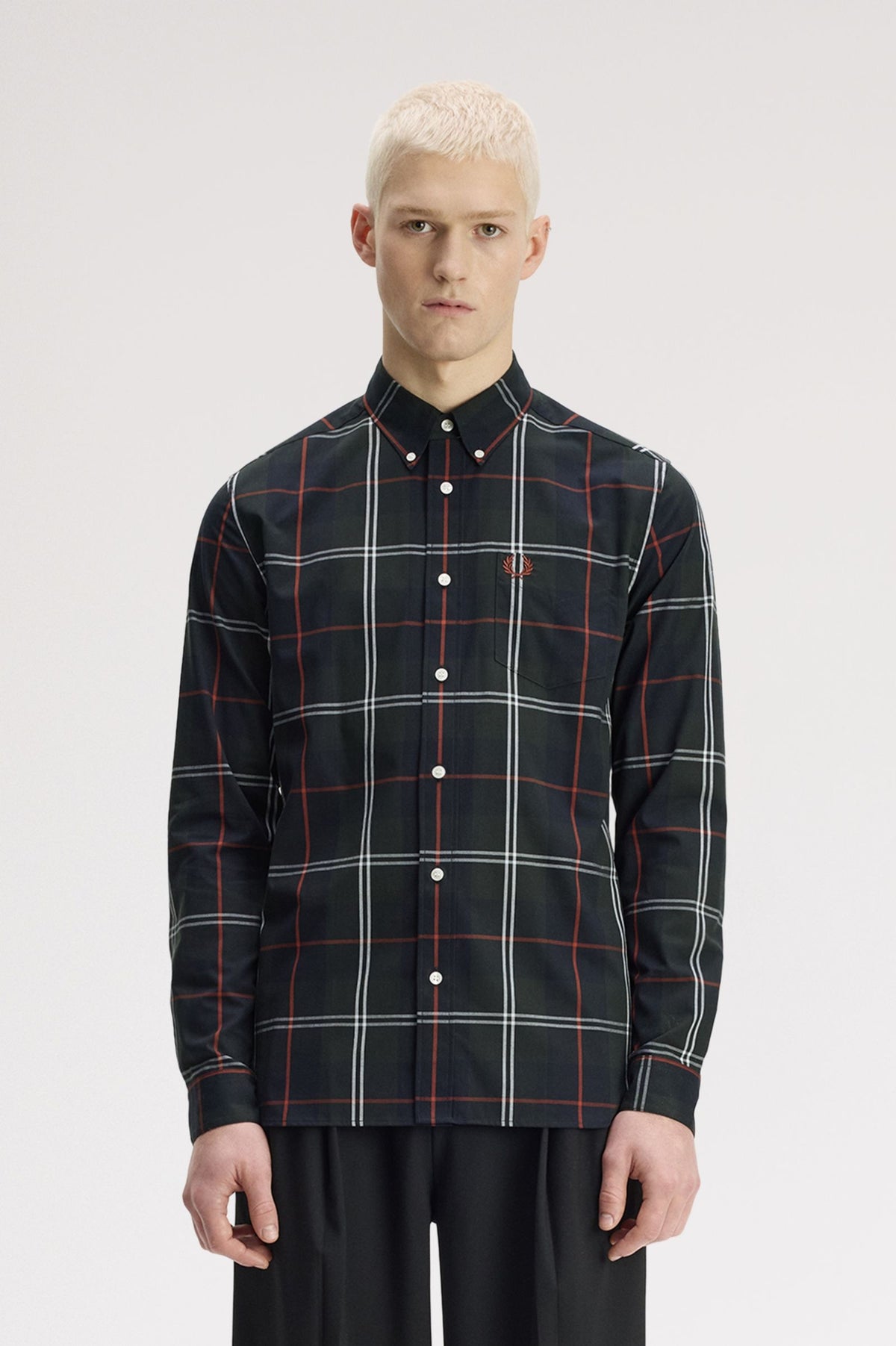 Fred Perry Poplin Tartan Shirt