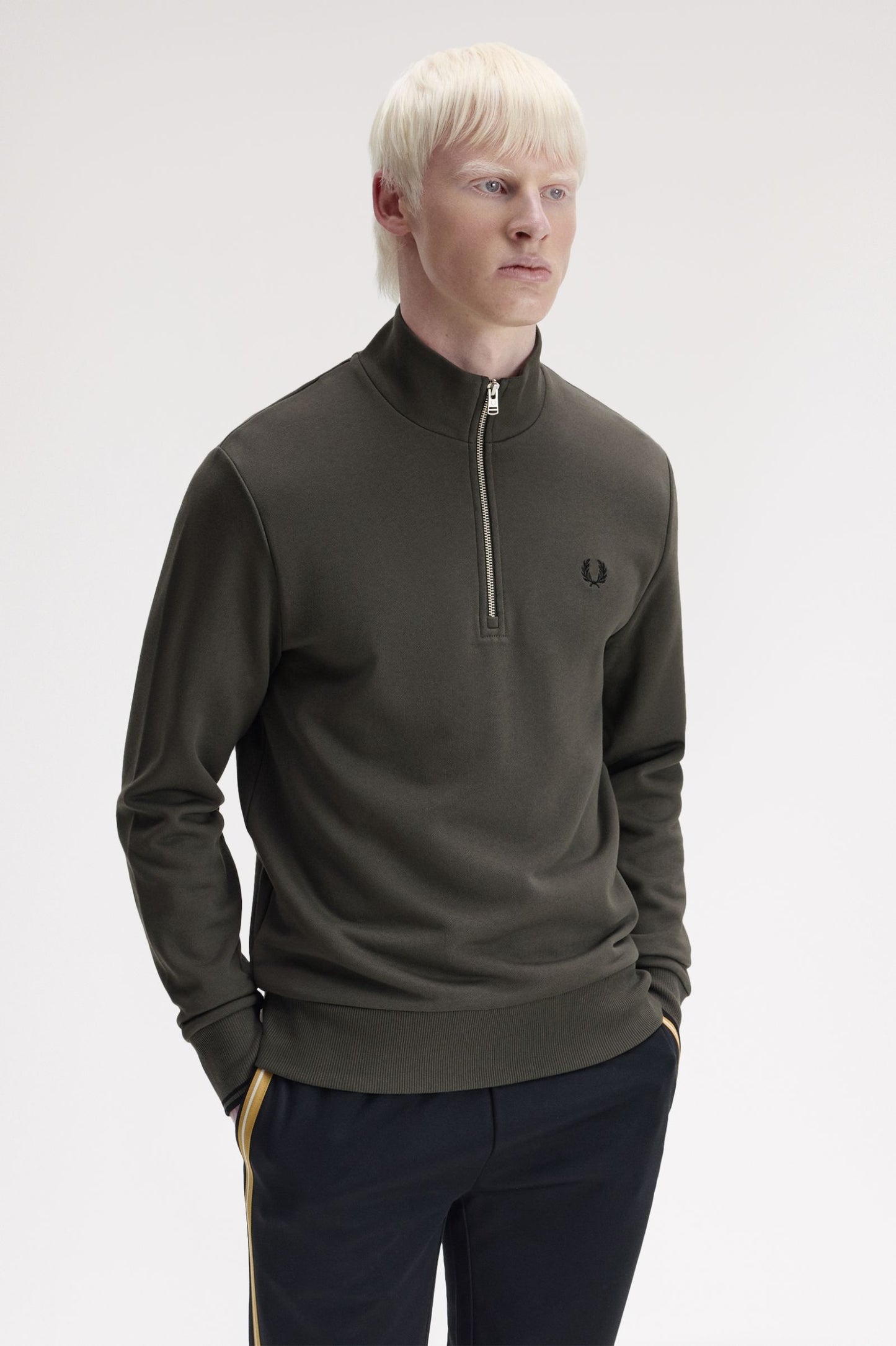 Fred Perry Half Zip Sweatshirt M3574