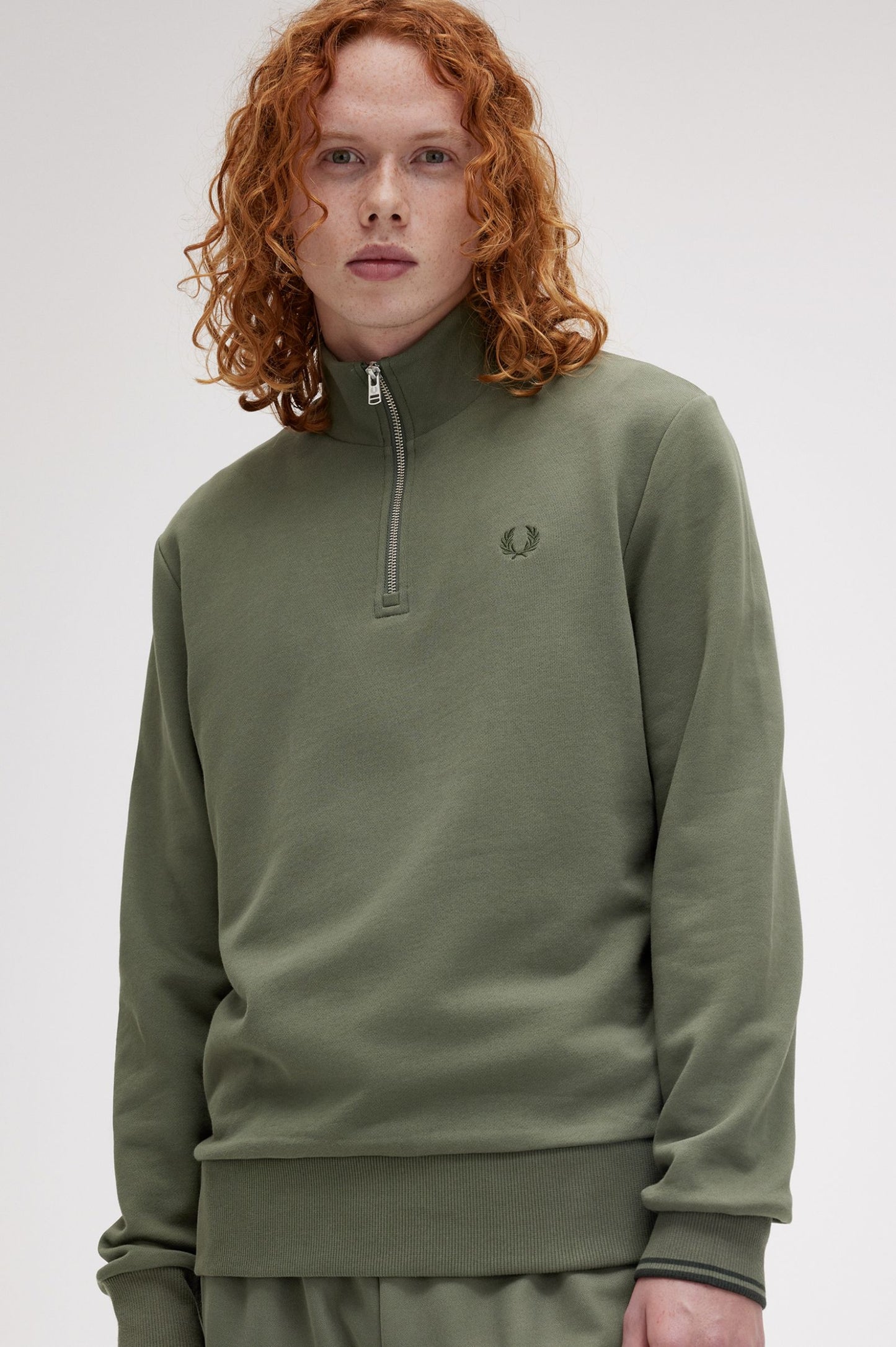 Fred Perry Half Zip Sweatshirt M3574