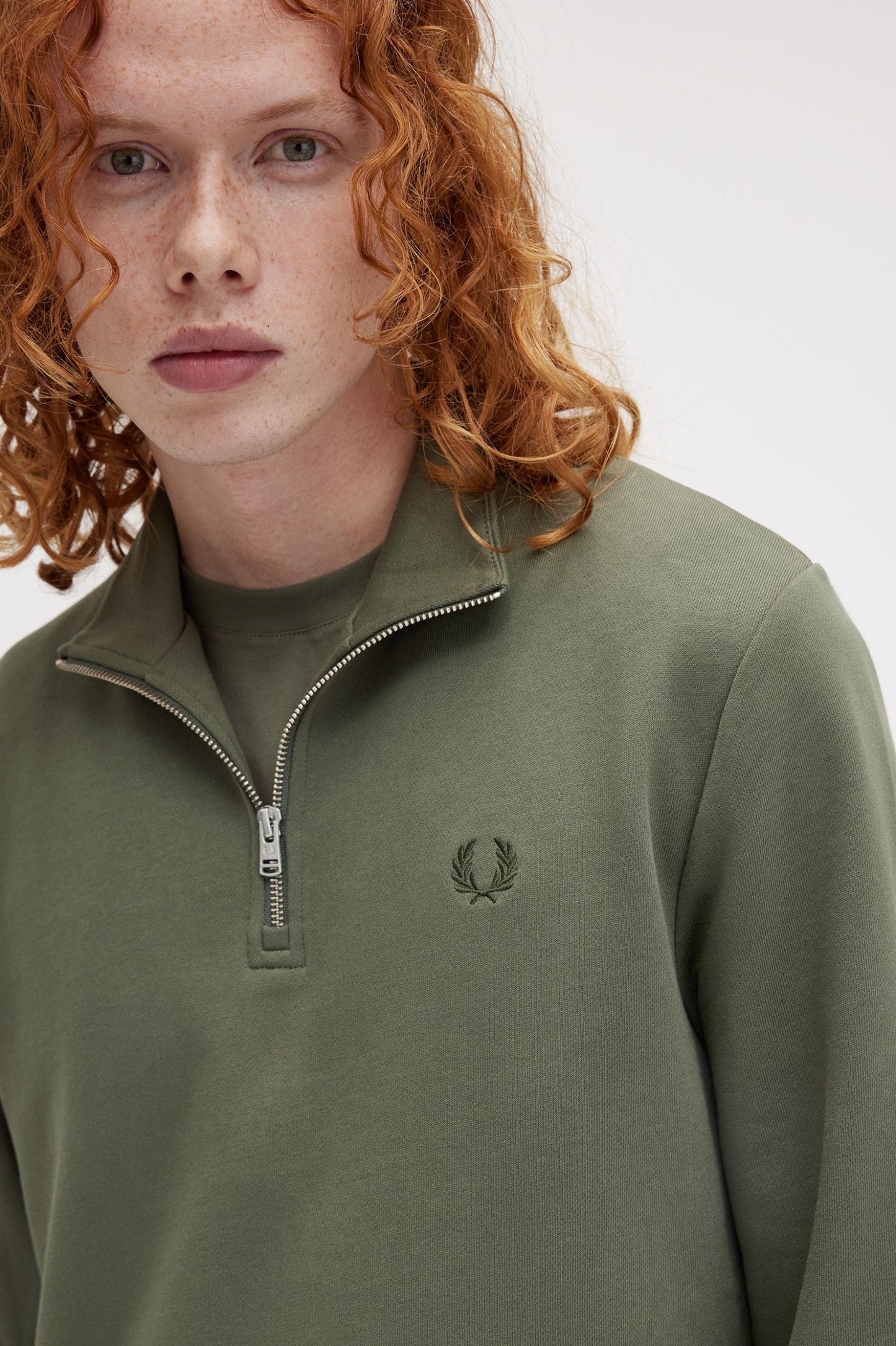 Fred Perry Half Zip Sweatshirt M3574