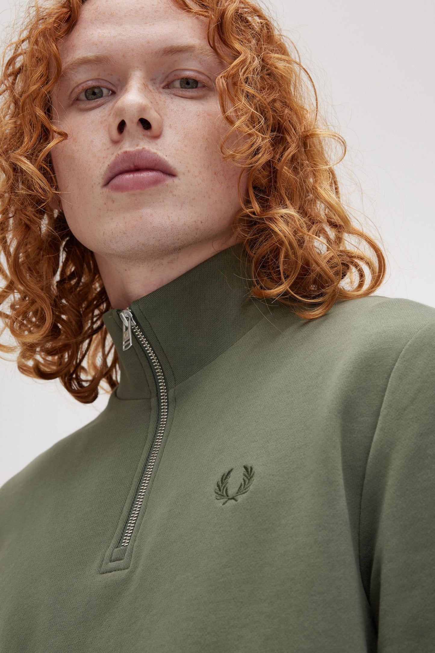 Fred Perry Half Zip Sweatshirt M3574