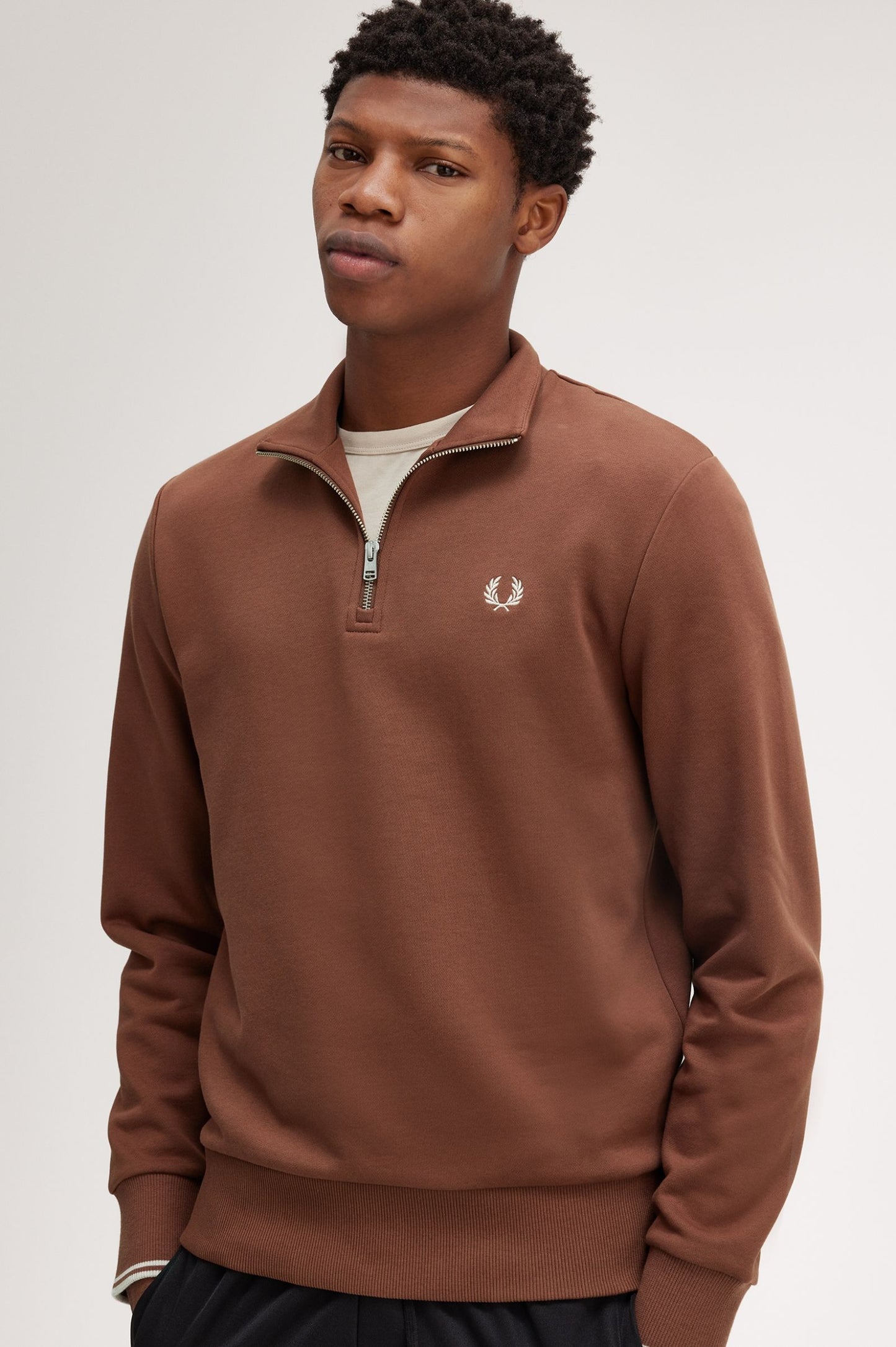 Fred Perry Half Zip Sweatshirt M3574