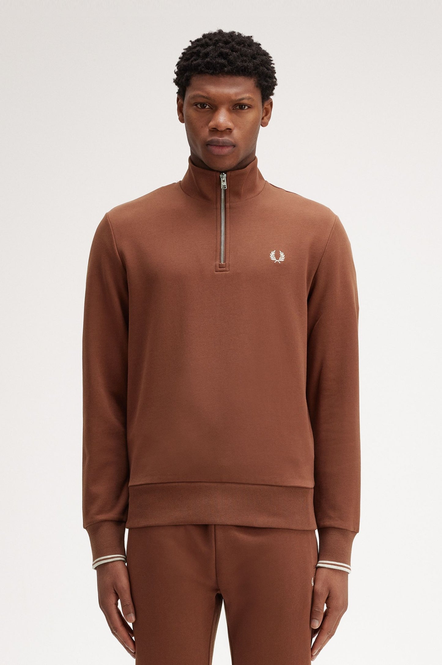 Fred Perry Half Zip Sweatshirt M3574