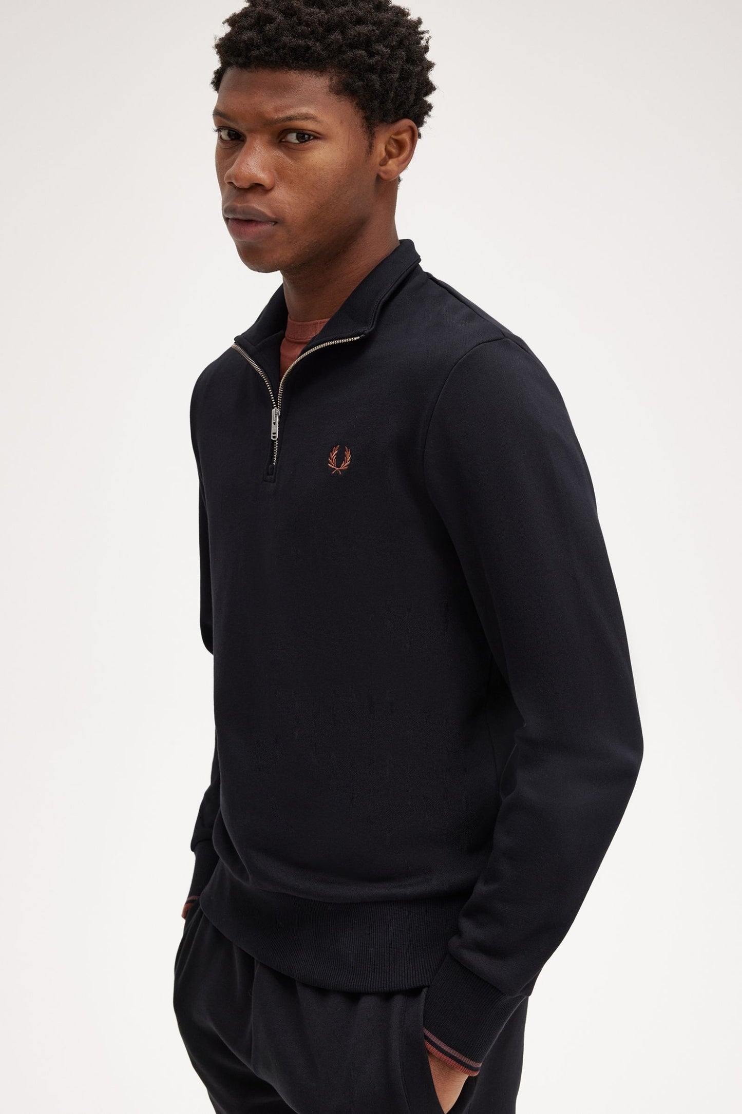 Fred Perry Half Zip Sweatshirt M3574