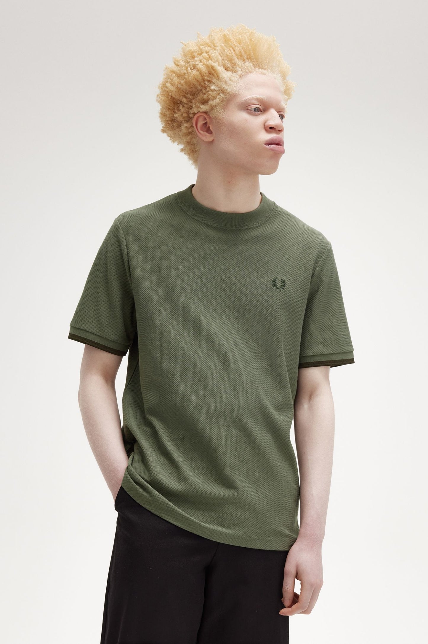 Fred Perry Tipped Cuff Piqué T-Shirt M4654