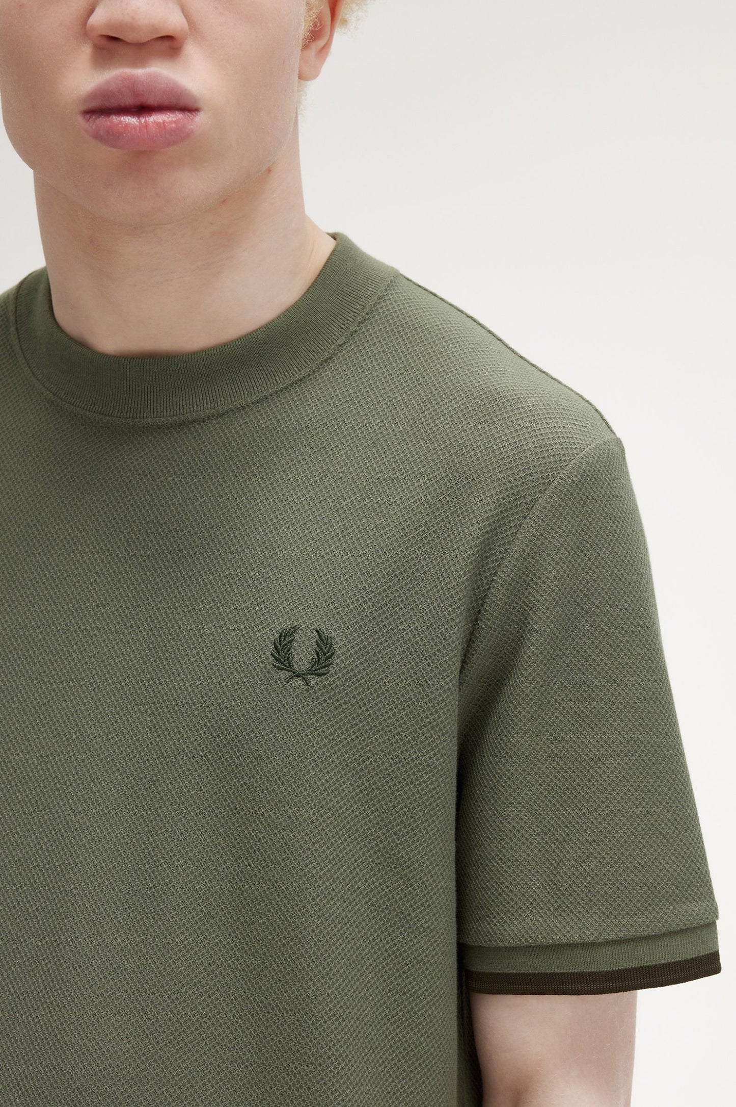 Fred Perry Tipped Cuff Piqué T-Shirt M4654