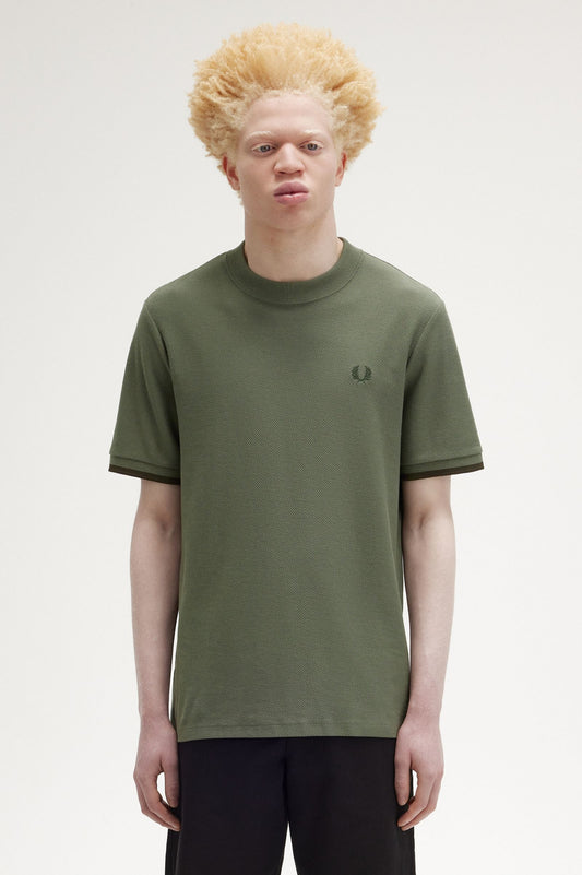 Fred Perry Tipped Cuff Piqué T-Shirt M4654