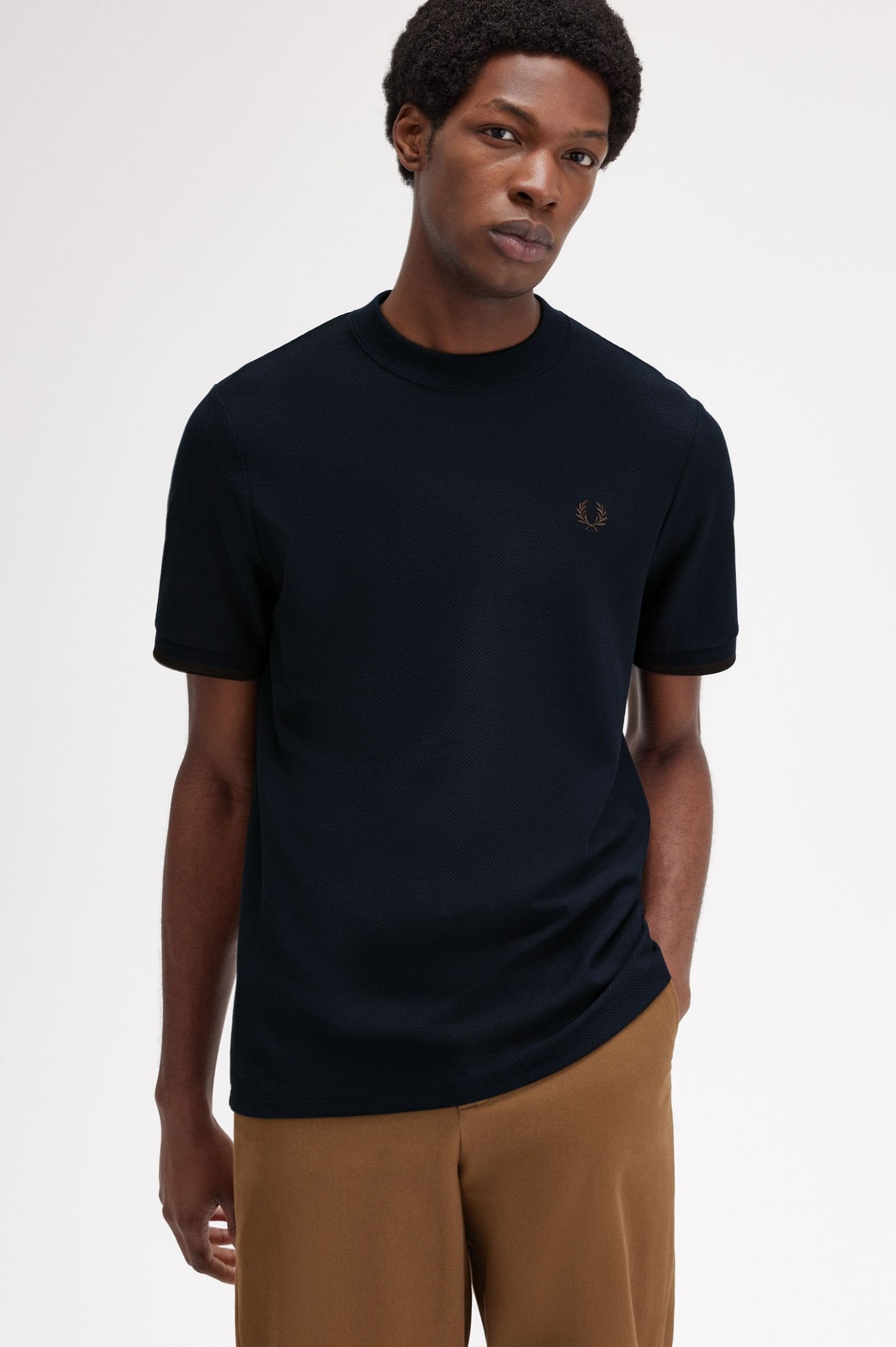 Fred Perry Tipped Cuff Piqué T-Shirt M4654