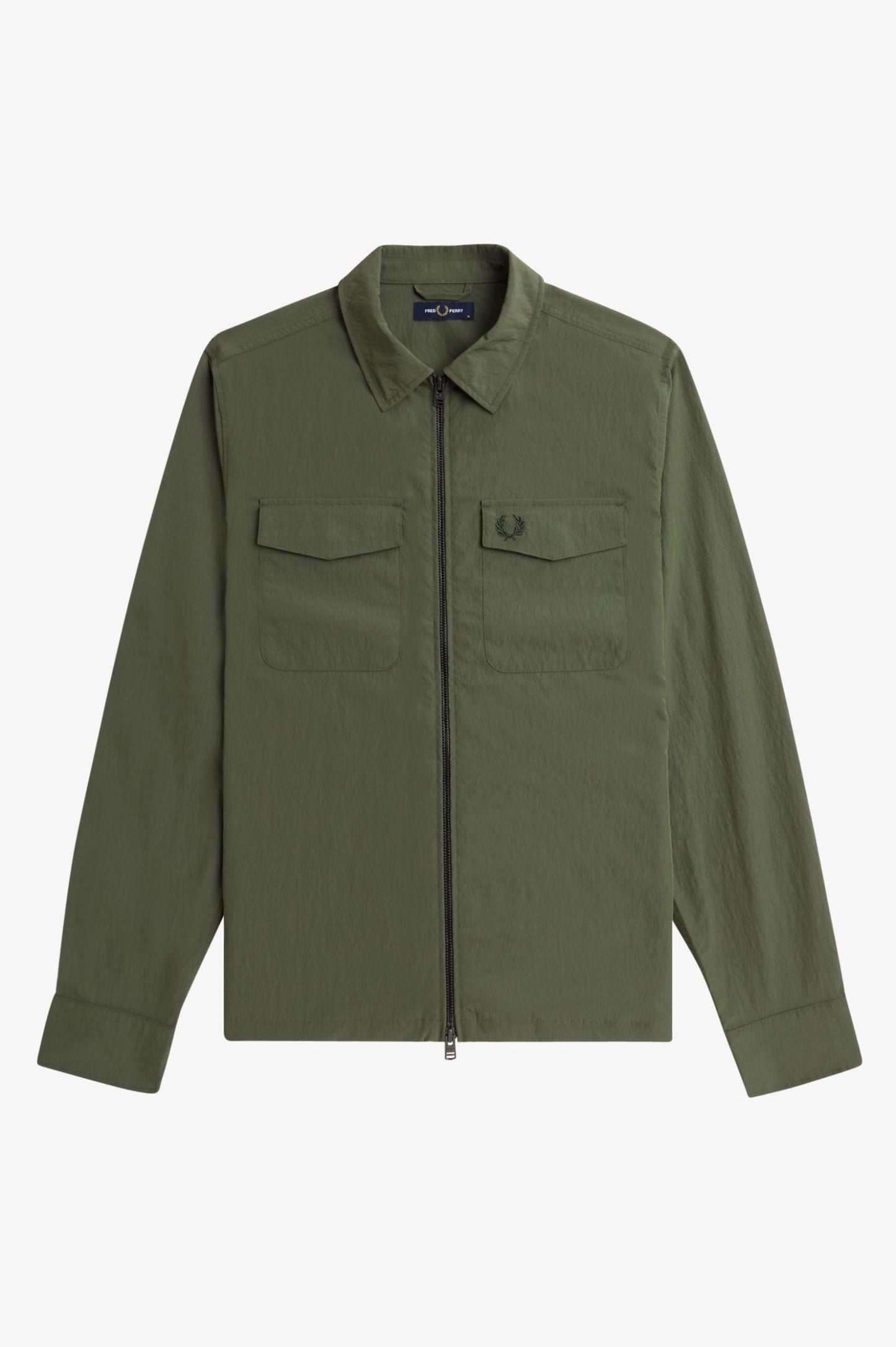 Fred Perry Textured Zip-Through Overshirt M5684