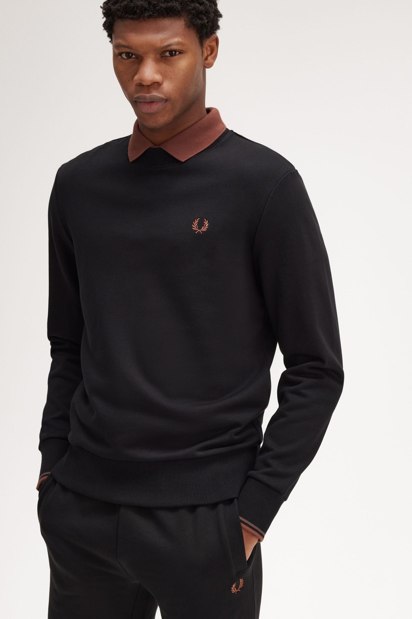 Fred Perry Crew Neck Sweatshirt M7535