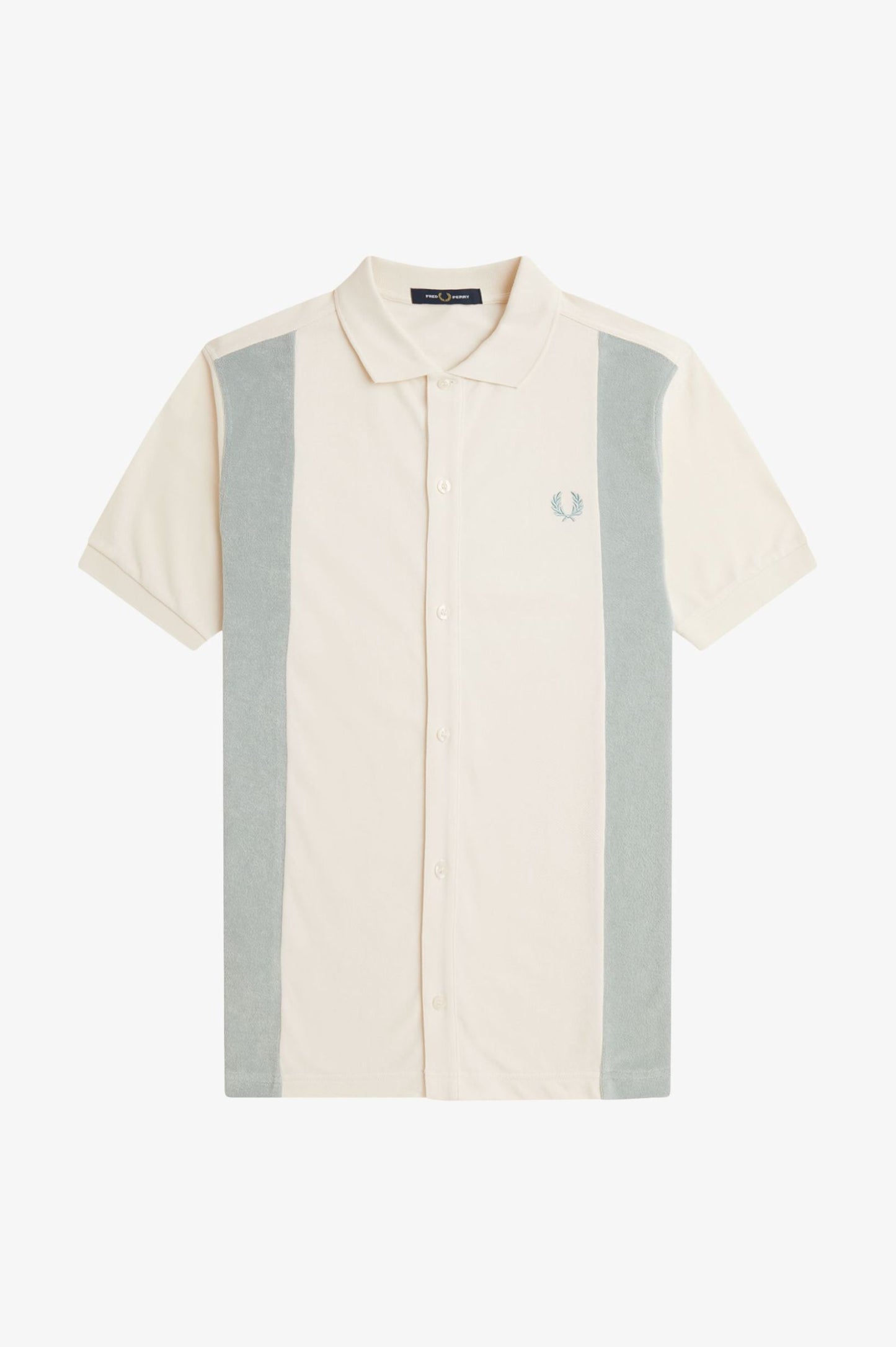 Fred Perry Towelling Panel Polo Shirt