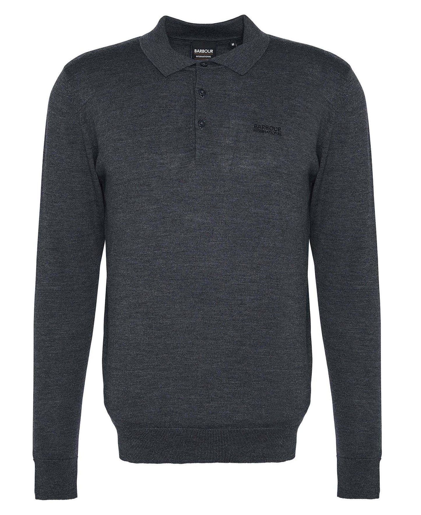 Barbour International Merlin Merino Polo Jumper