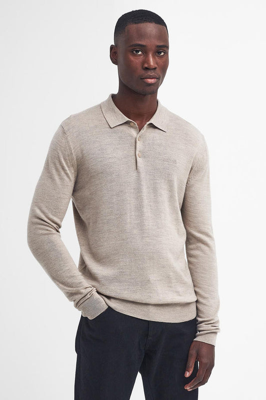 Barbour International Merlin Merino Polo Jumper