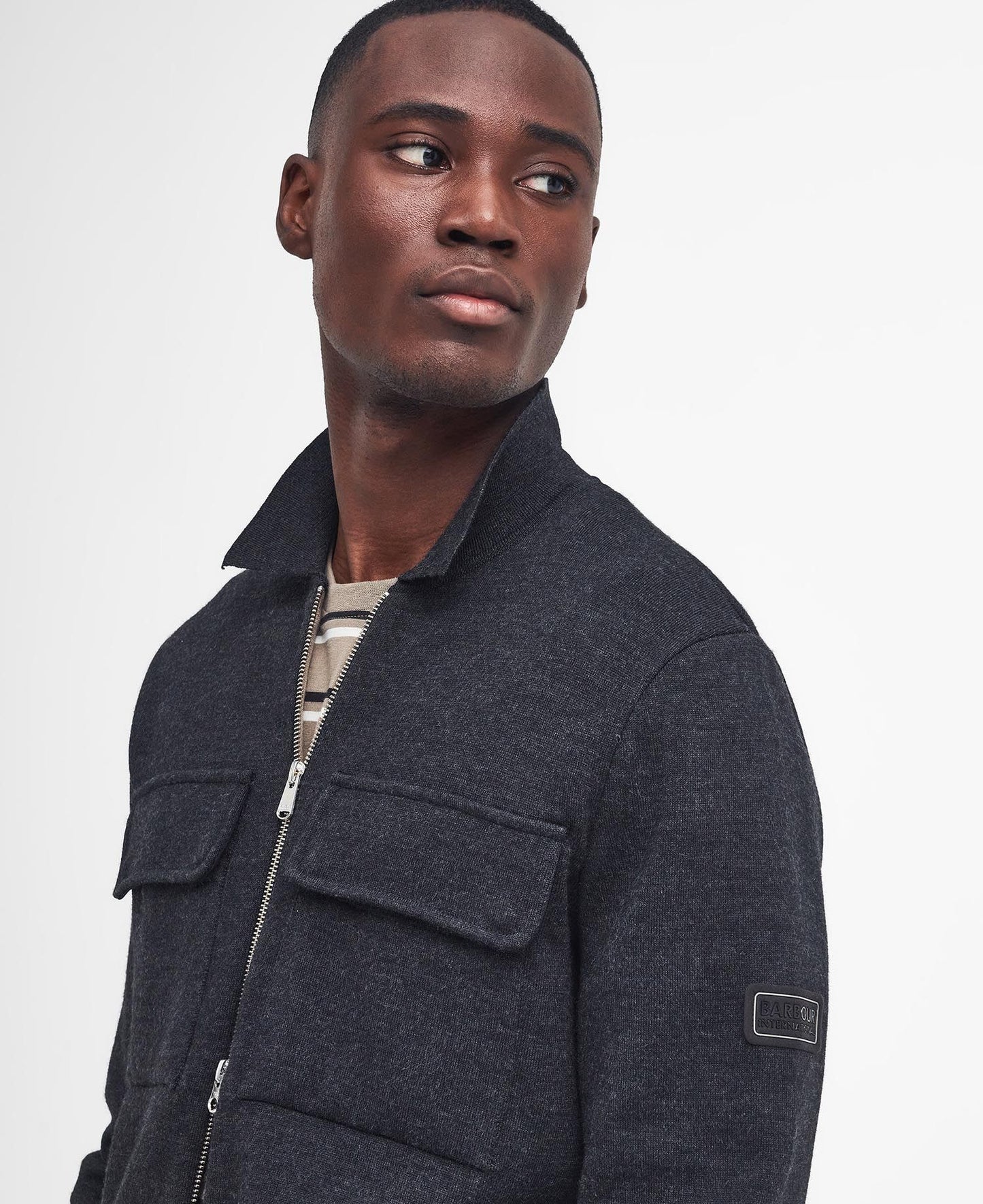 Barbour Burley Zip-Up Cardigan