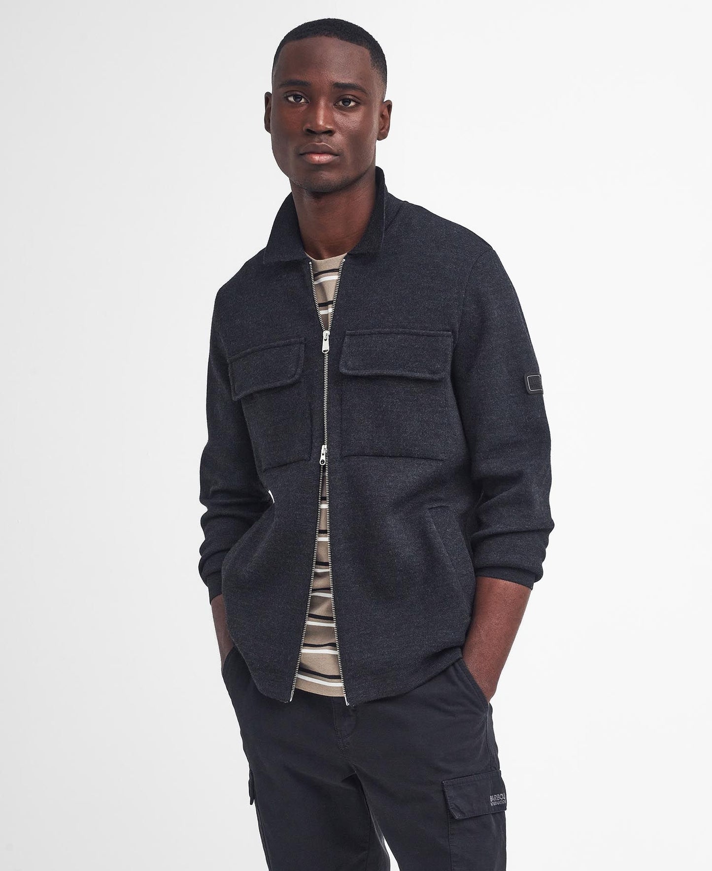 Barbour Burley Zip-Up Cardigan