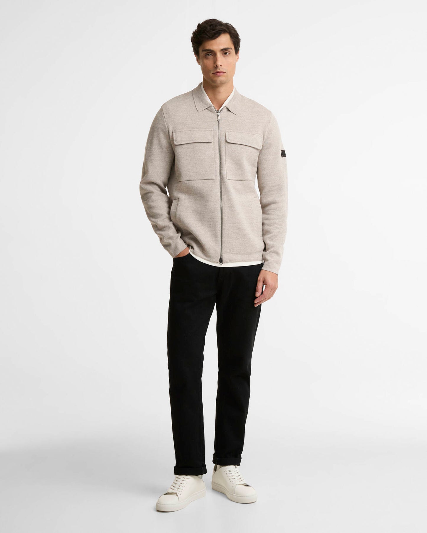 barbour international Burley Zip-Up Cardigan