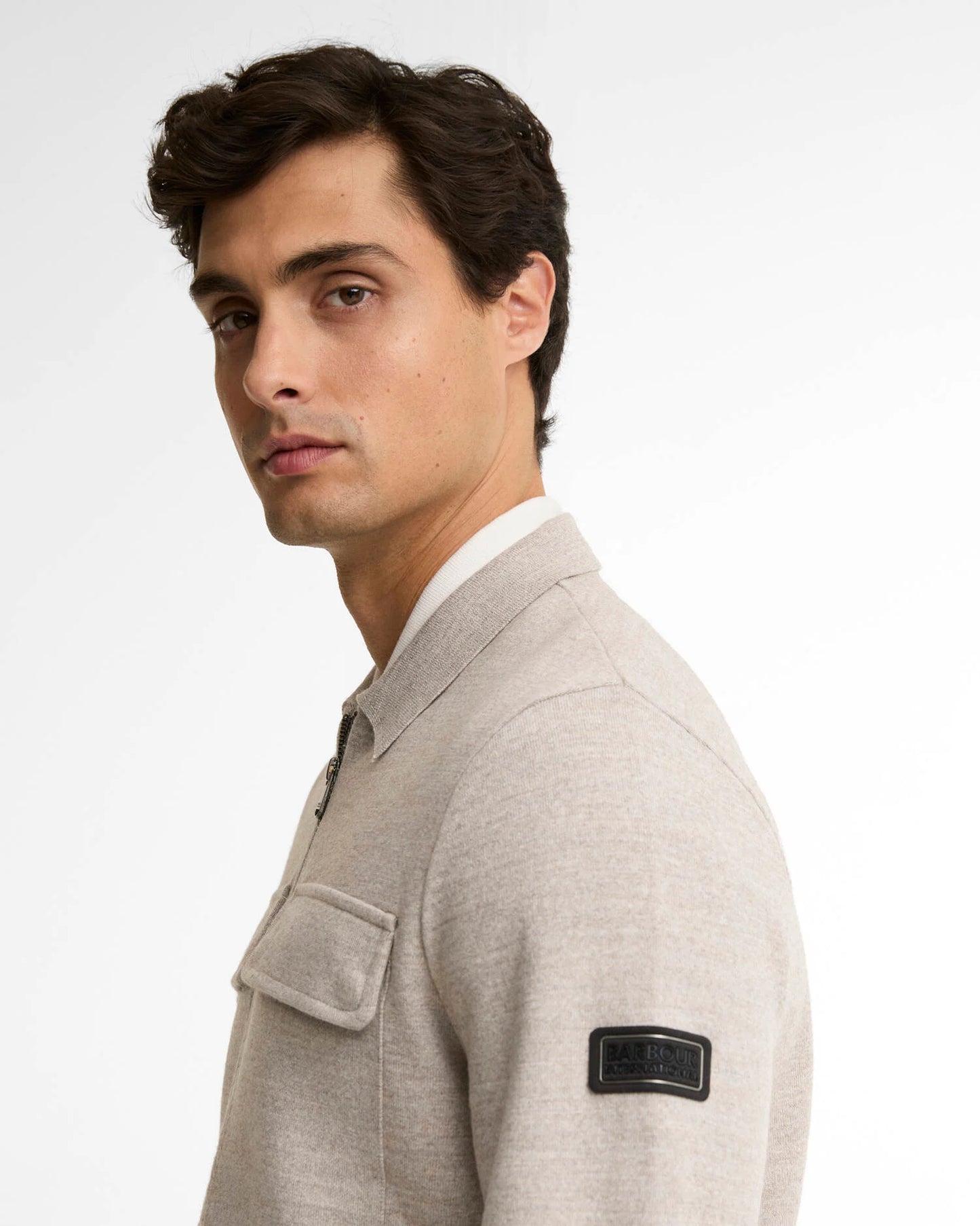 barbour international Burley Zip-Up Cardigan