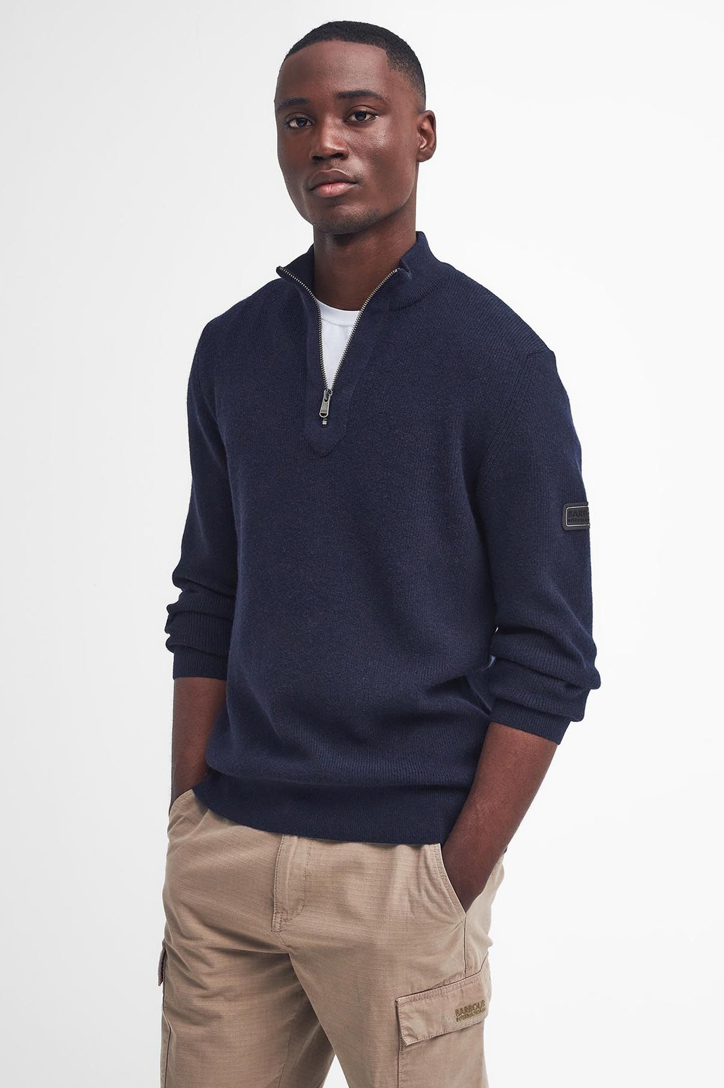 Barbour International Crawley Half-Zip Jumper