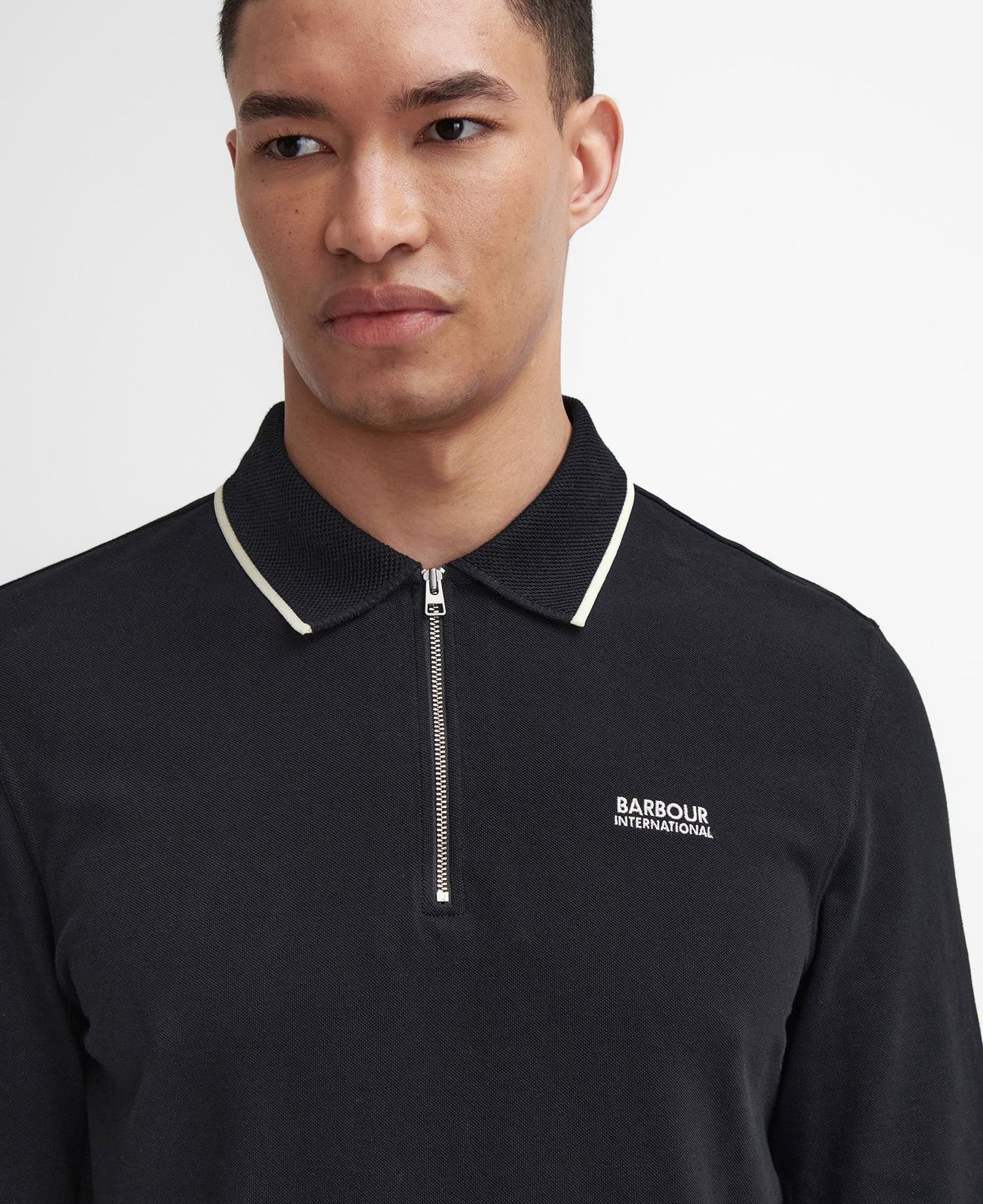 Barbour international Hampstead Long-Sleeved Polo Shirt