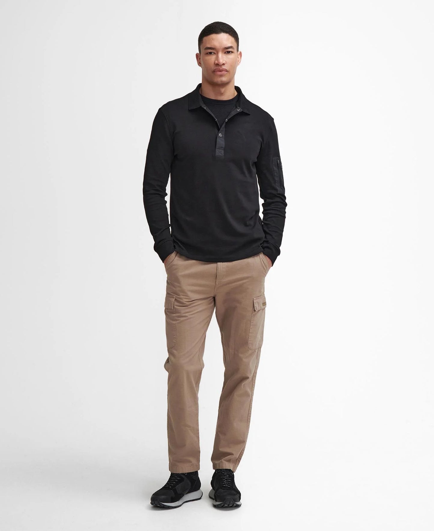 Barbour international Bradley Long-Sleeved Polo Shirt