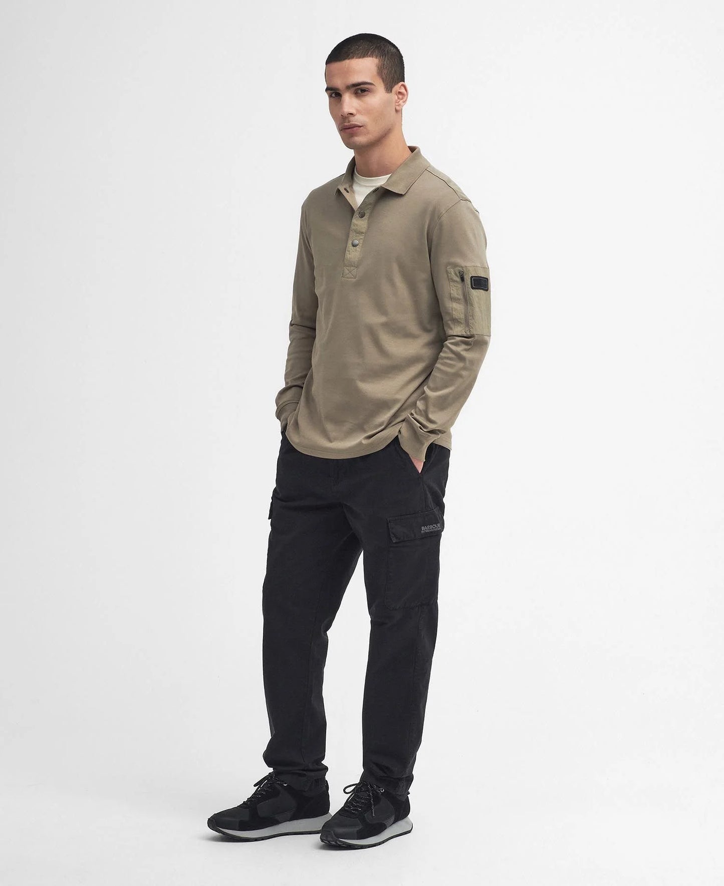 Barbour international Bradley Long-Sleeved Polo Shirt