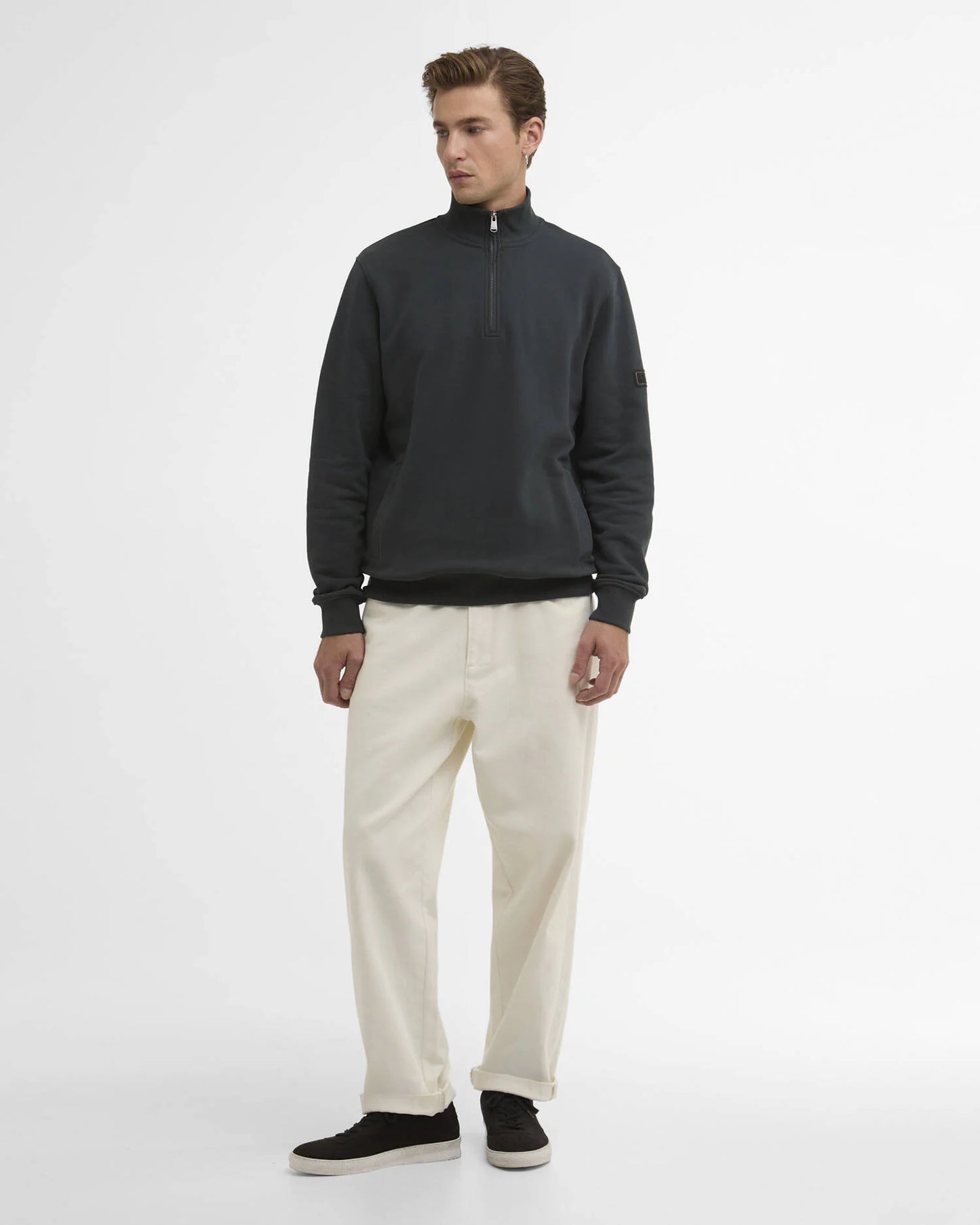 Men's Barbour International Ehan Quarter-Zip Sweatshirt