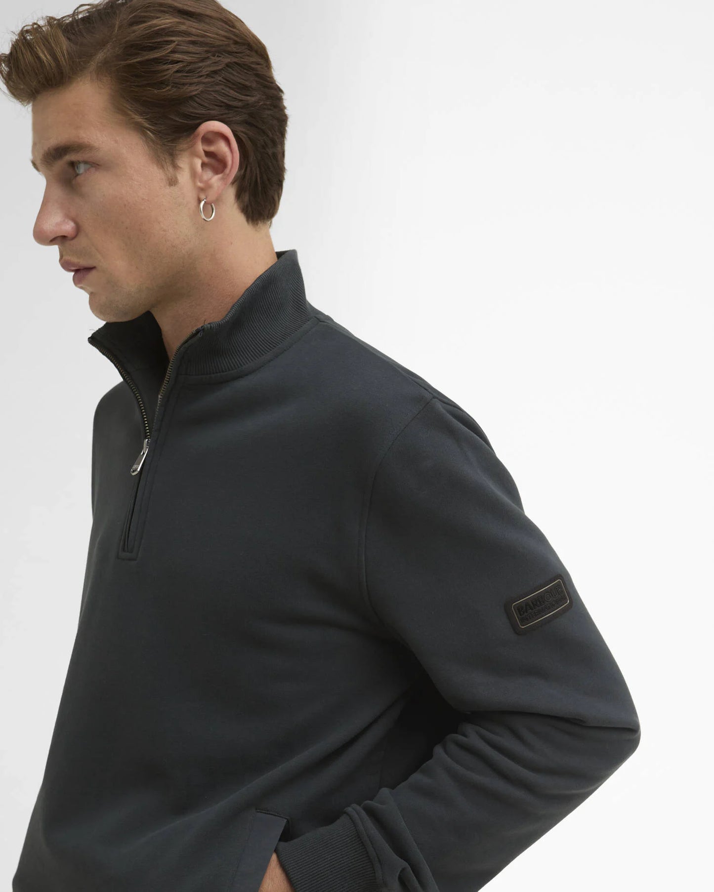 Men's Barbour International Ehan Quarter-Zip Sweatshirt