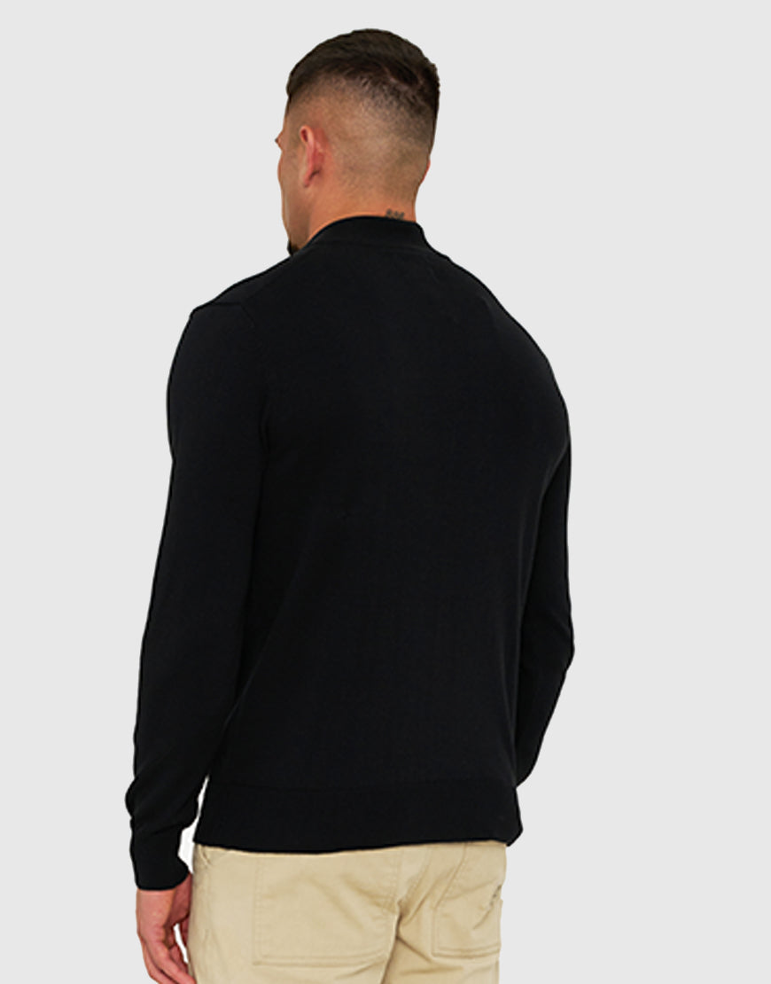 Marshall Artist Siren 1/4 Zip Knit // Black