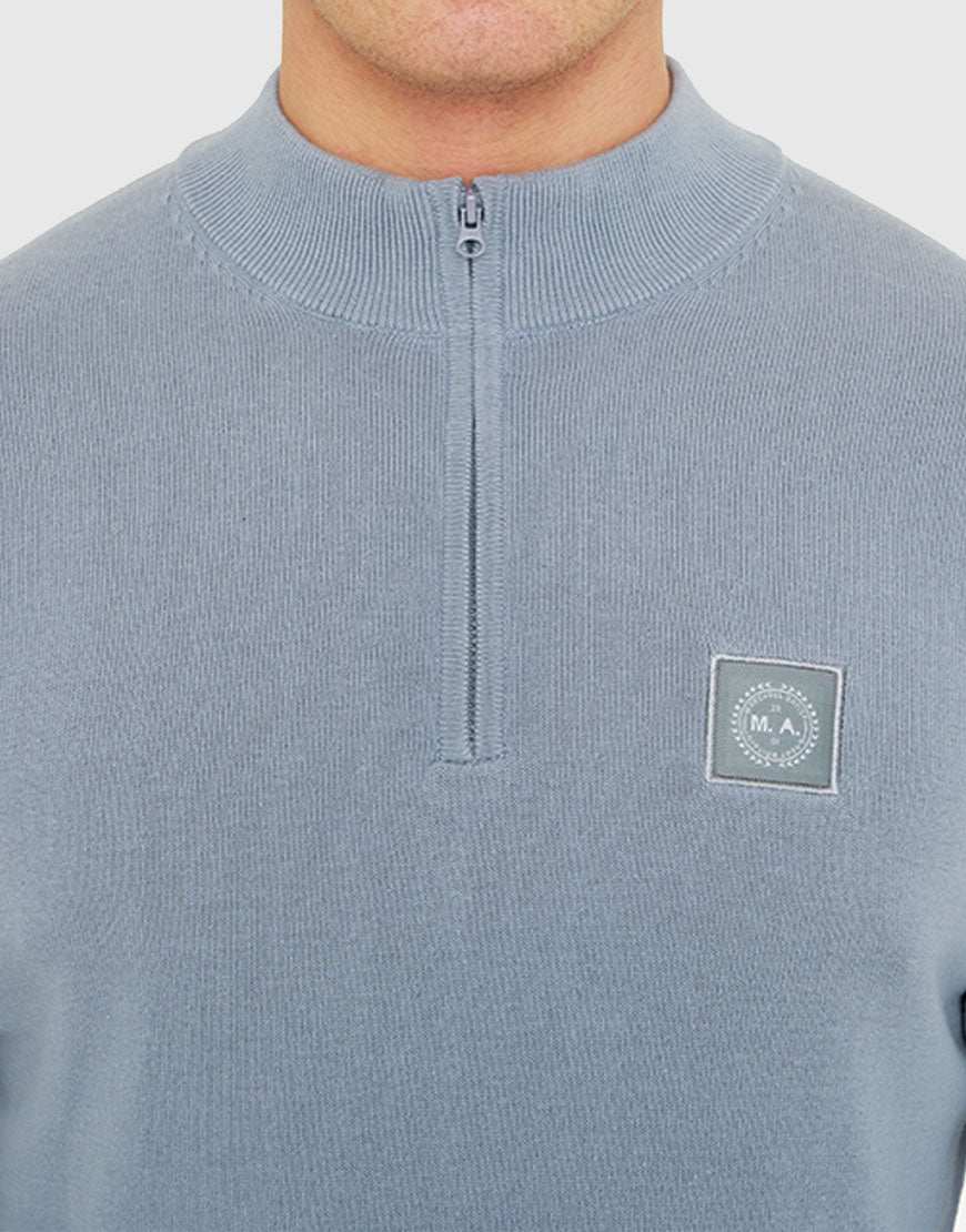 Marshall Artist Siren 1/4 Zip Knit // Nardo Grey