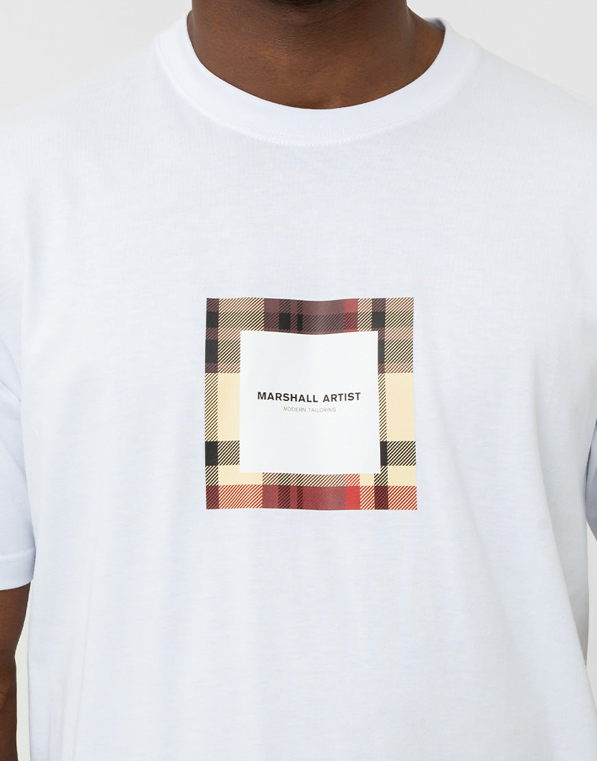 Marshall Artist Carter Box Logo T-Shirt // White