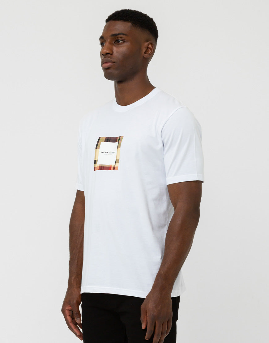 Marshall Artist Carter Box Logo T-Shirt // White