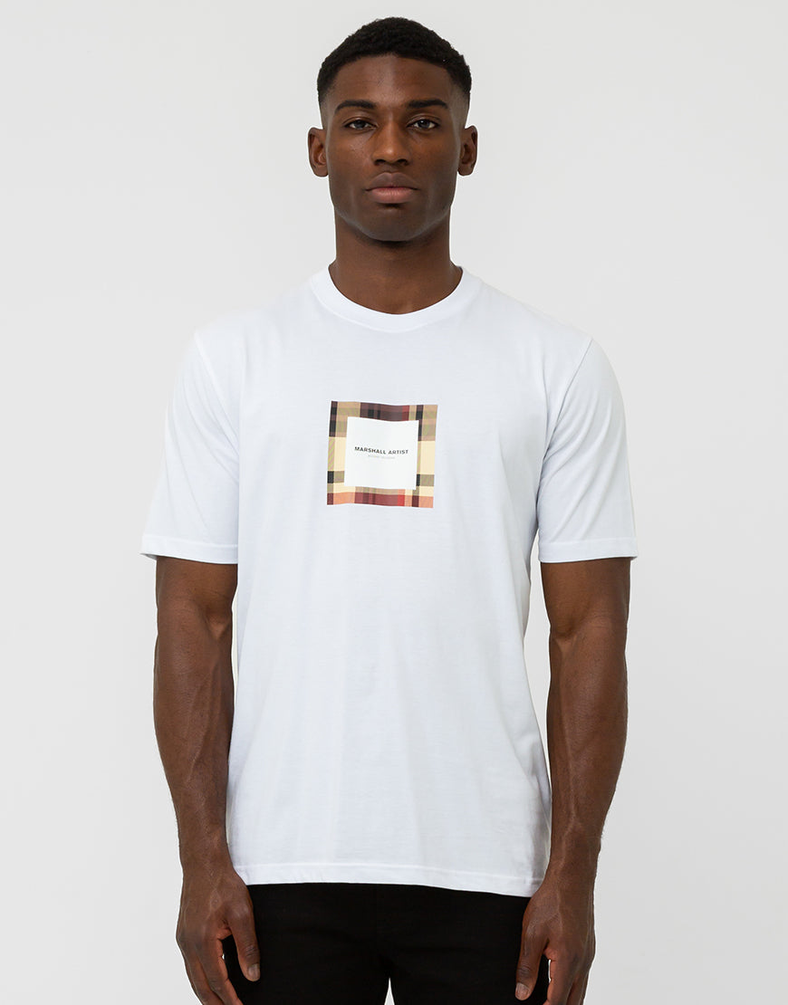 Marshall Artist Carter Box Logo T-Shirt // White