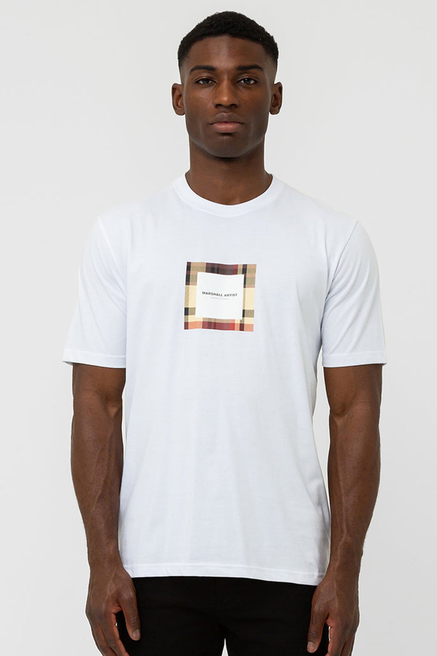 Marshall Artist Carter Box Logo T-Shirt // White