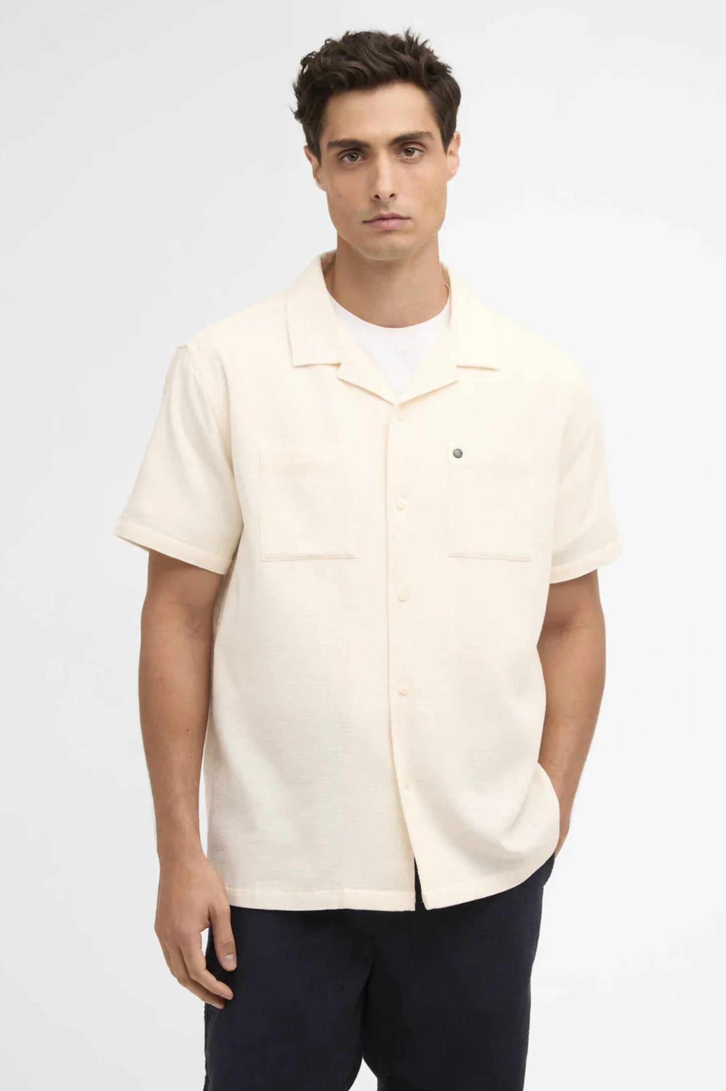 Barbour International Wayback Waffle Short-Sleeved Shirt