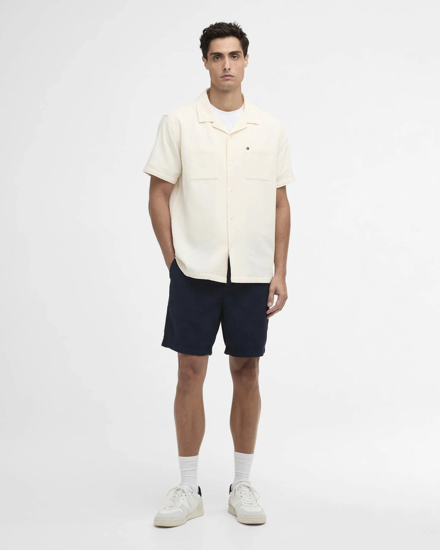 Barbour International Wayback Waffle Short-Sleeved Shirt