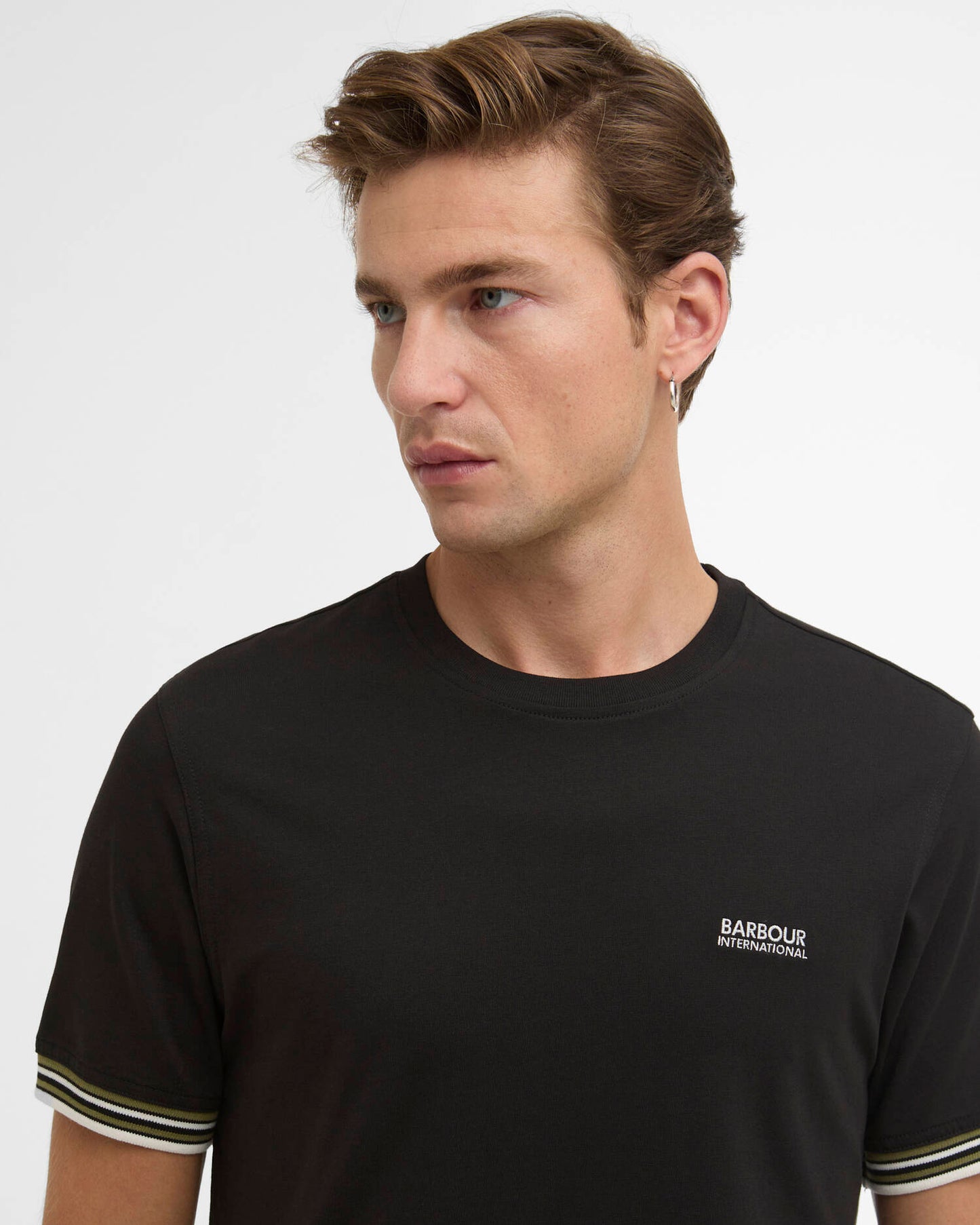 Barbour International Burnwood Tipped Cuff T-Shirt